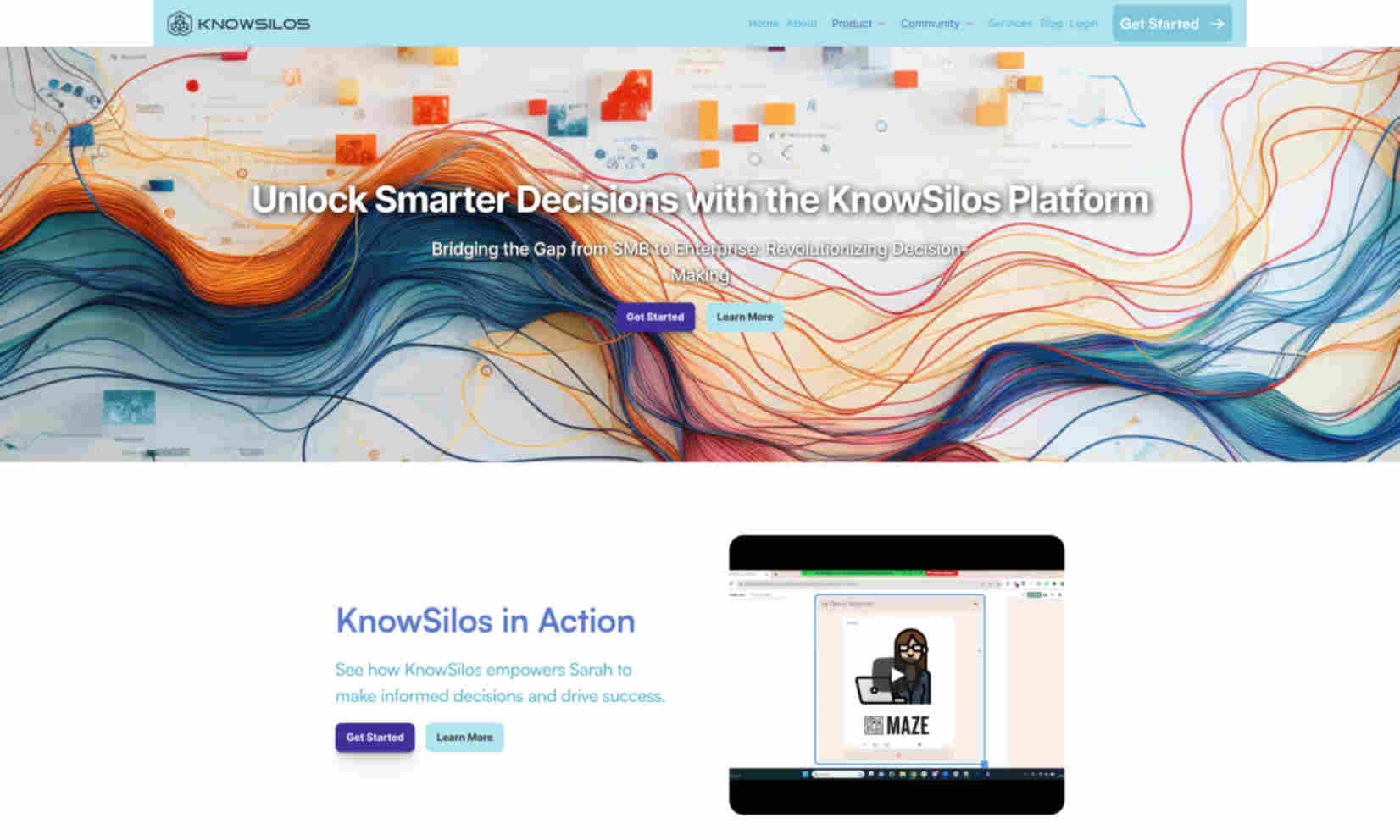 KnowSilos Homepage