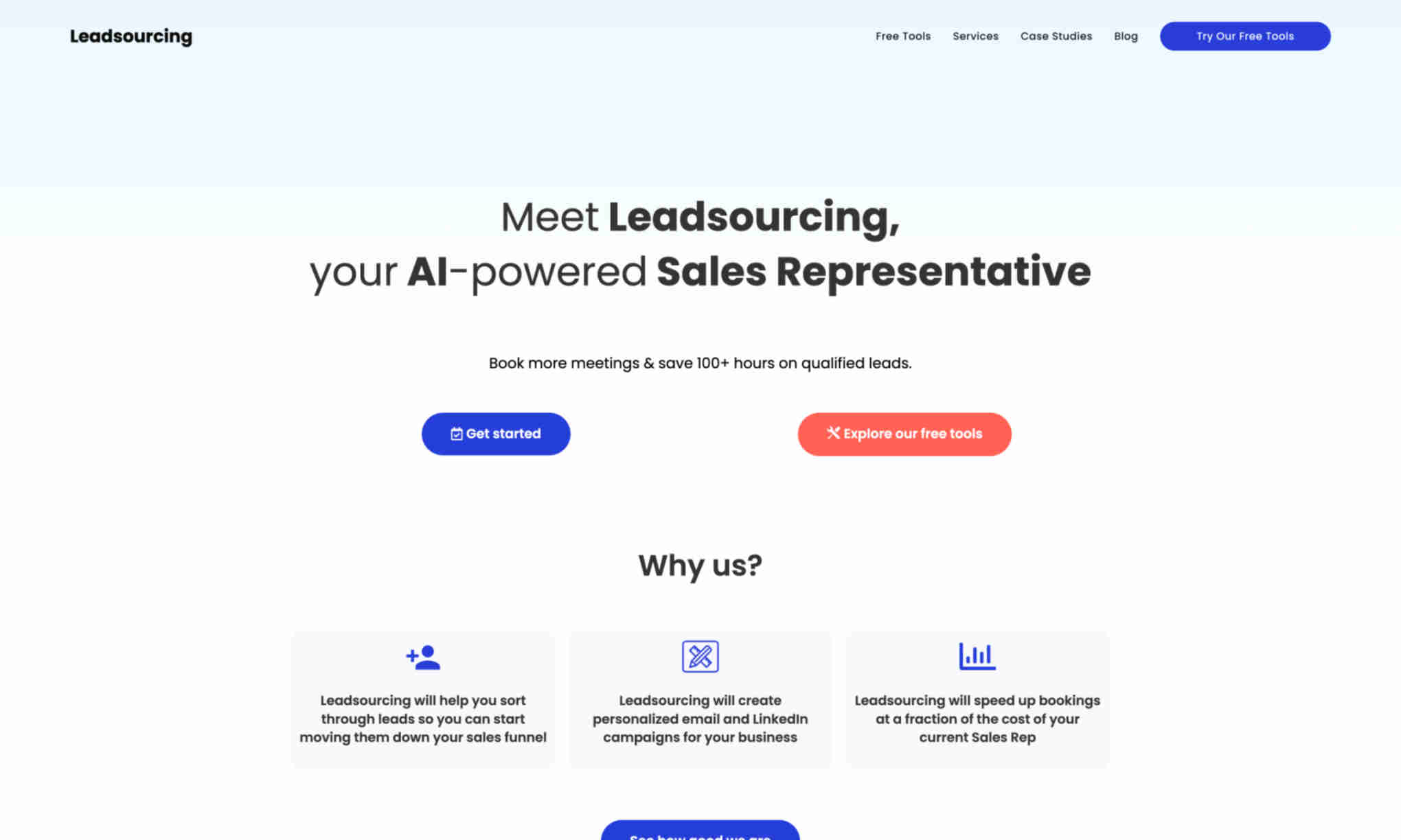 Leadsourcing Homepage