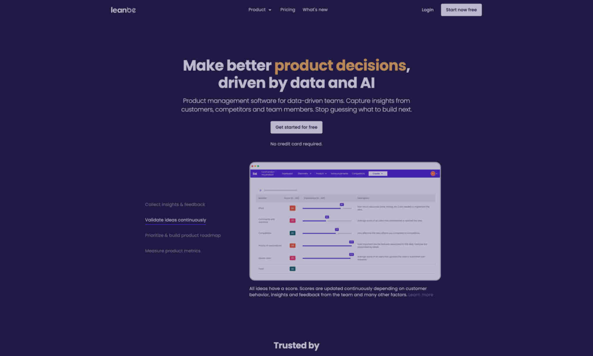 Leanbe Homepage