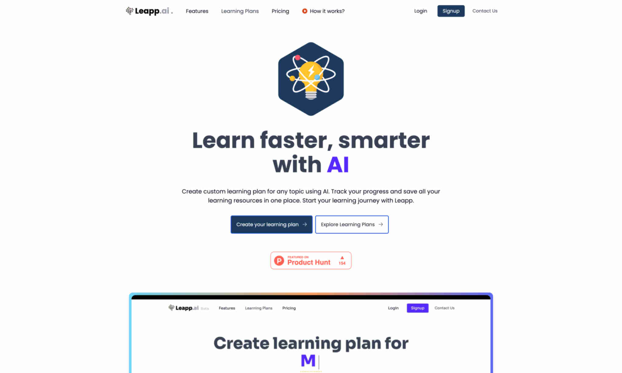 Leapp.ai Homepage