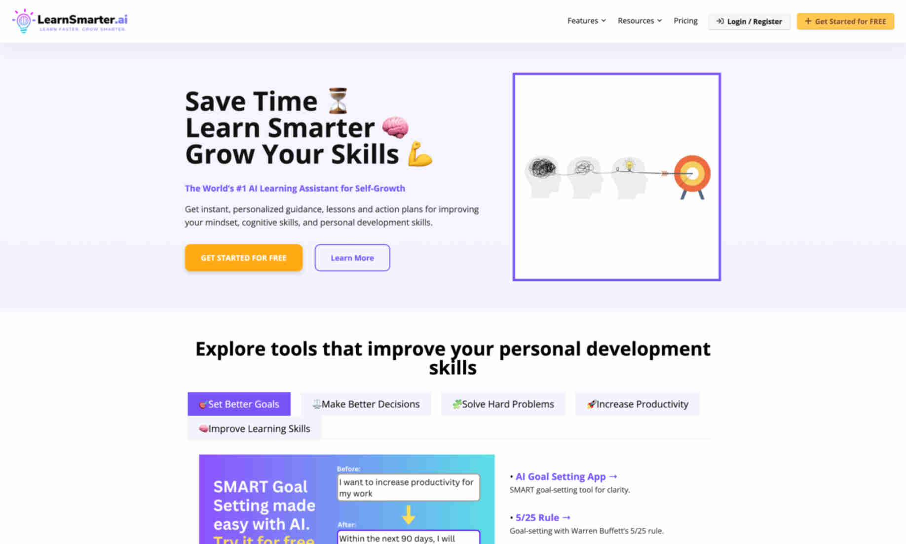 LearnSmarter.ai Homepage