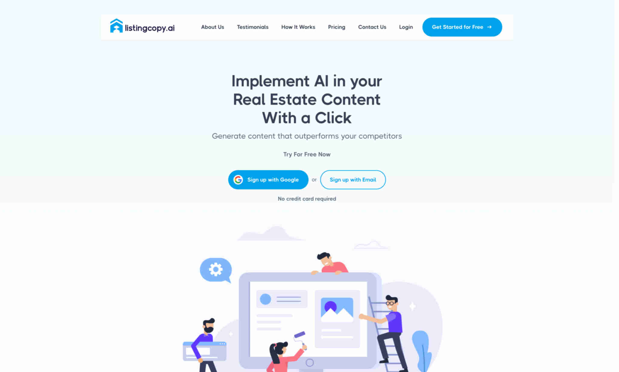 ListingCopy.ai Homepage