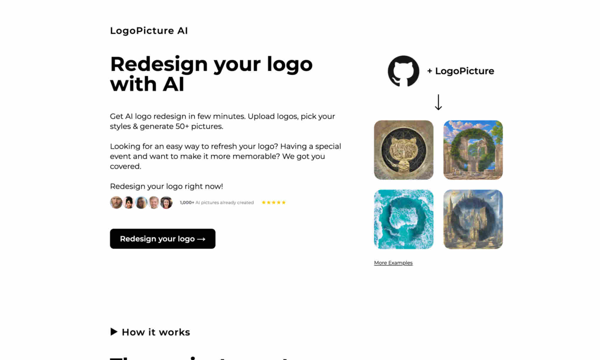 LogoPicture AI Homepage