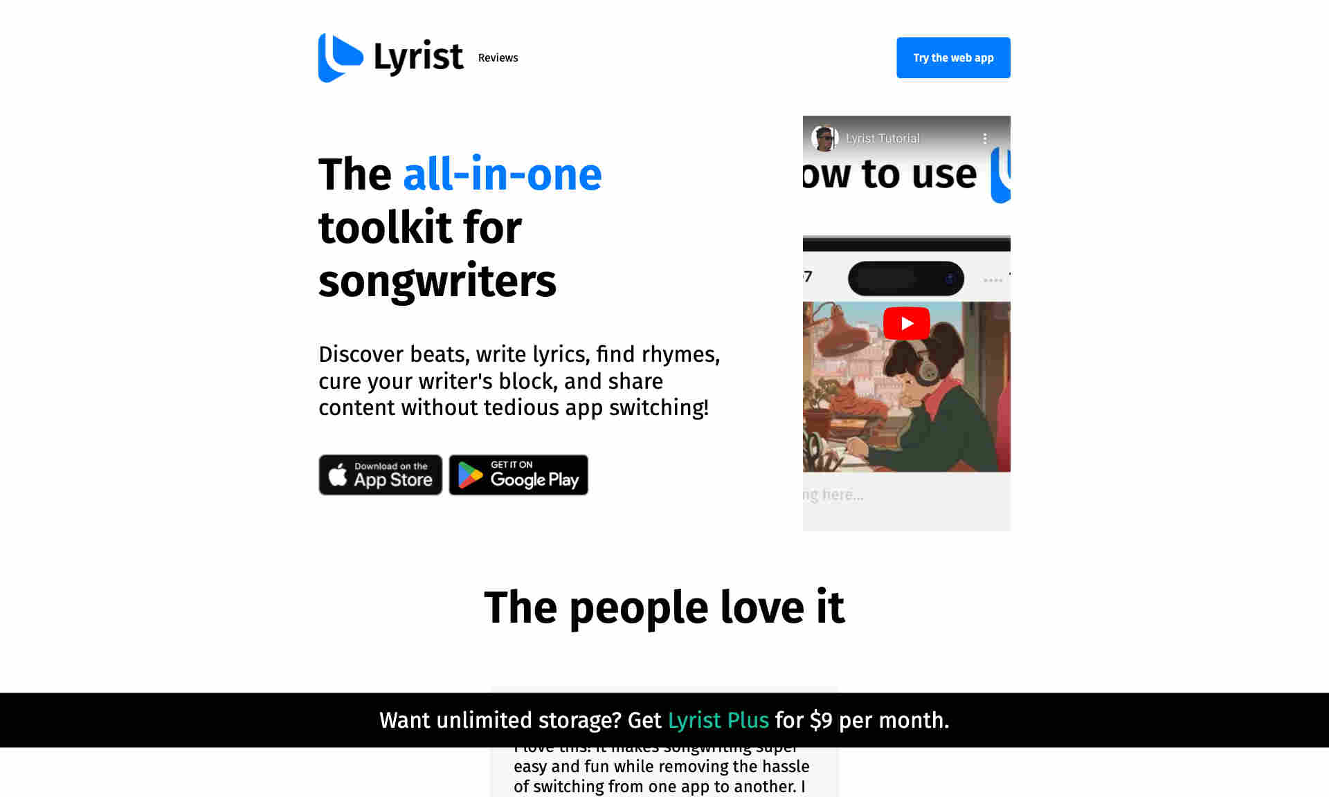 Lyrist Homepage