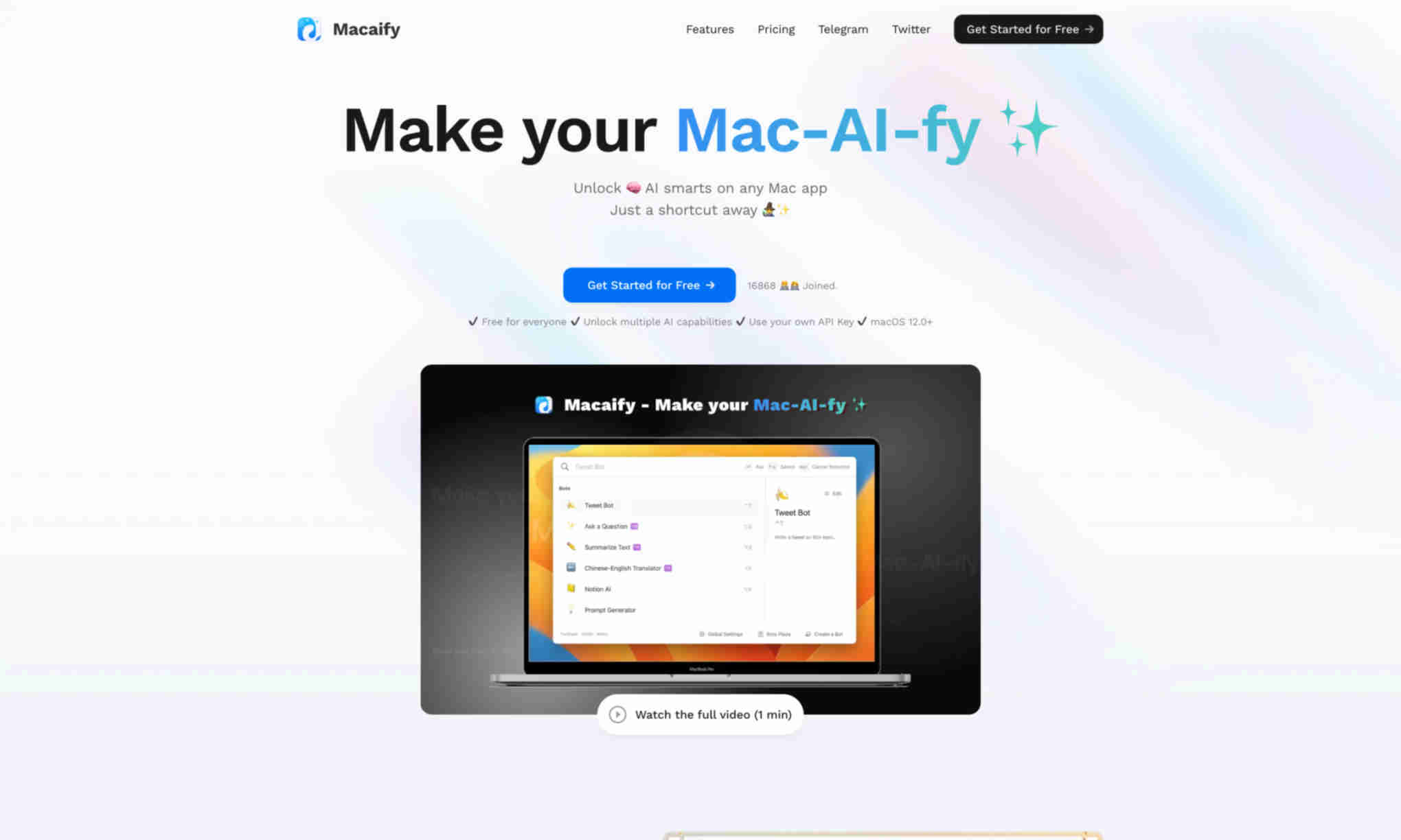 Macalfy Homepage