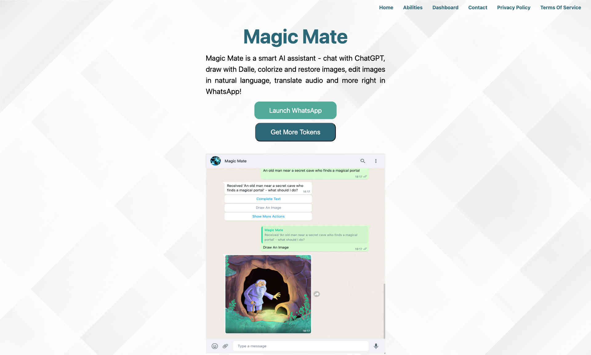 Magic Mate Homepage