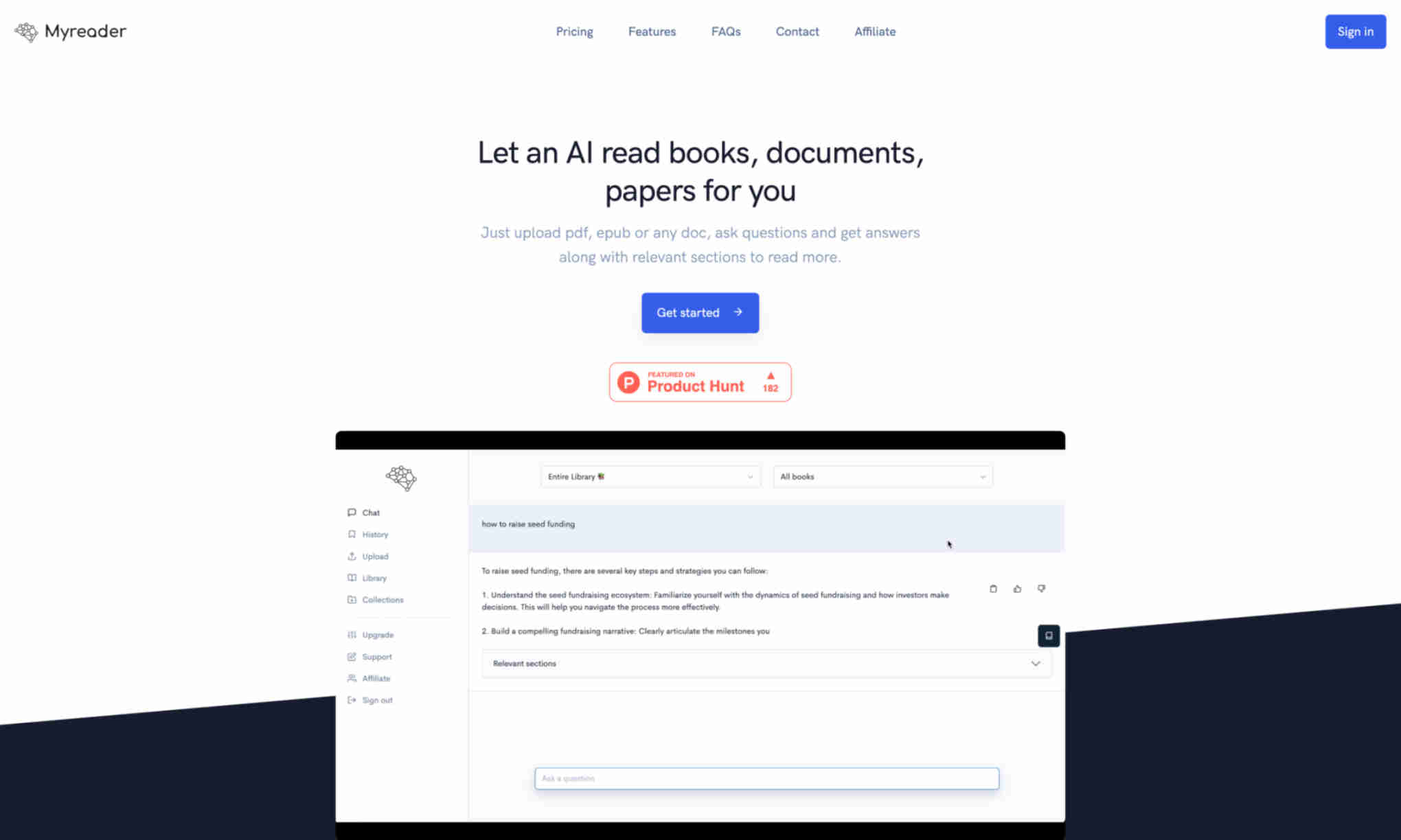 Myreader Homepage