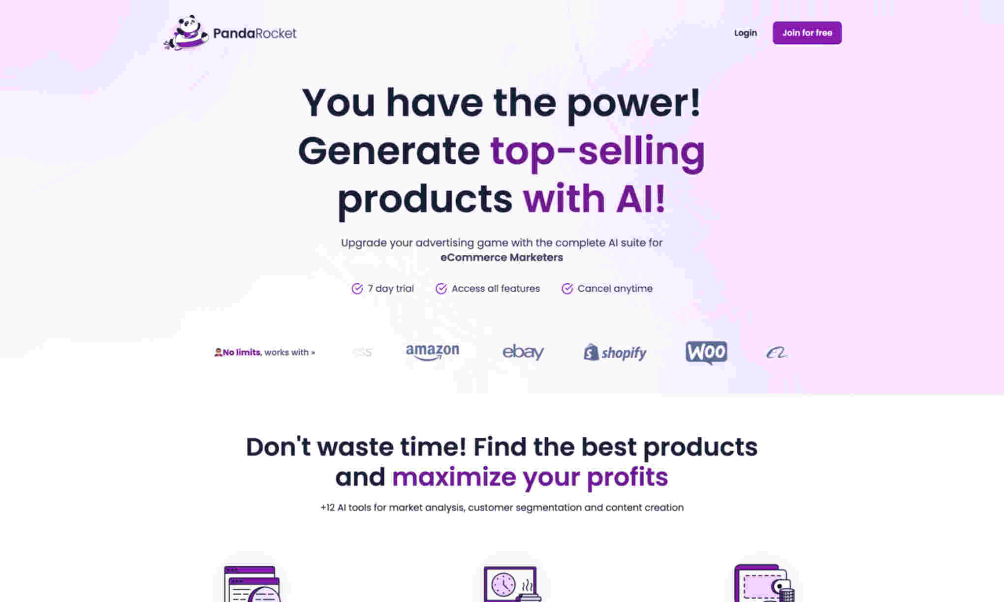 PandaRocket Homepage