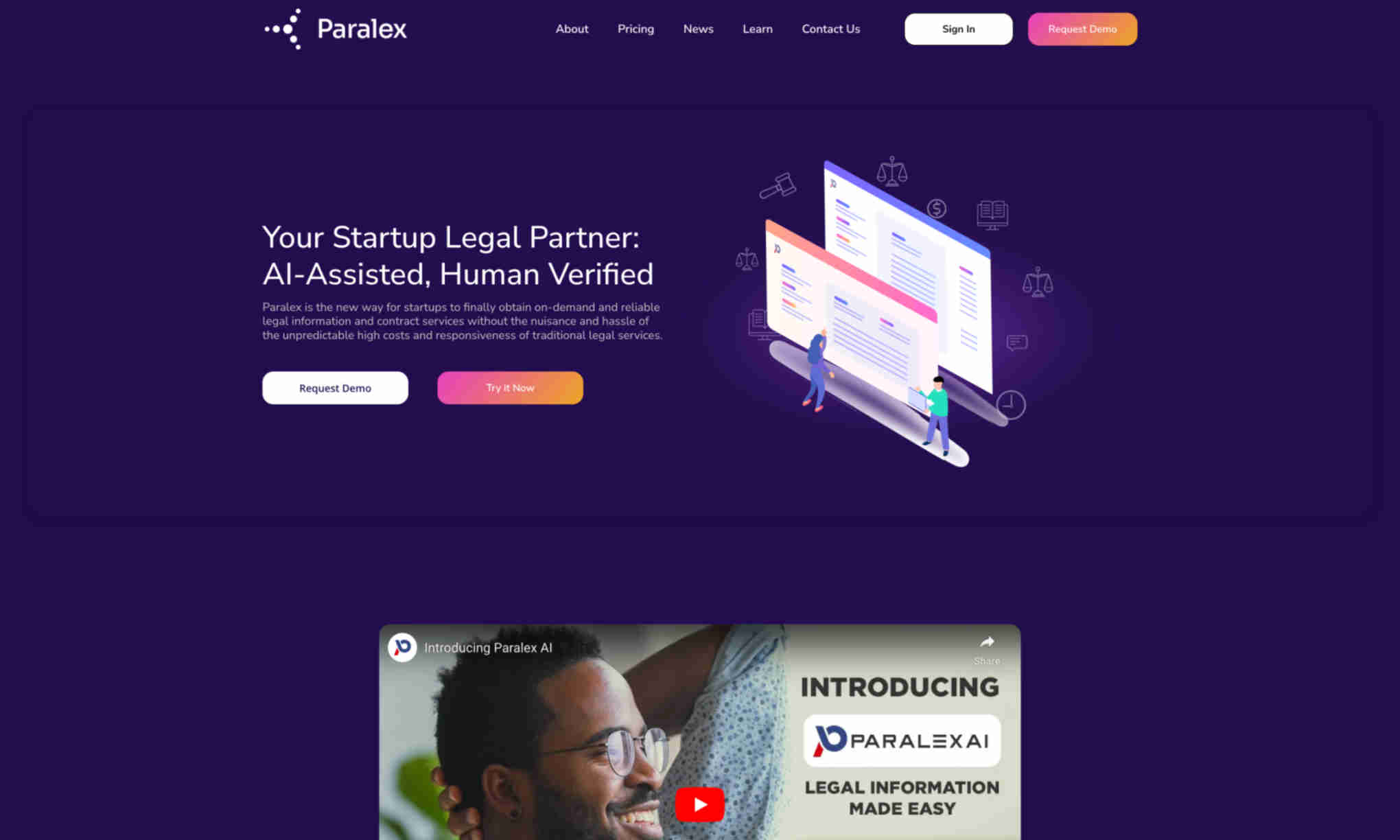 Paralex Homepage