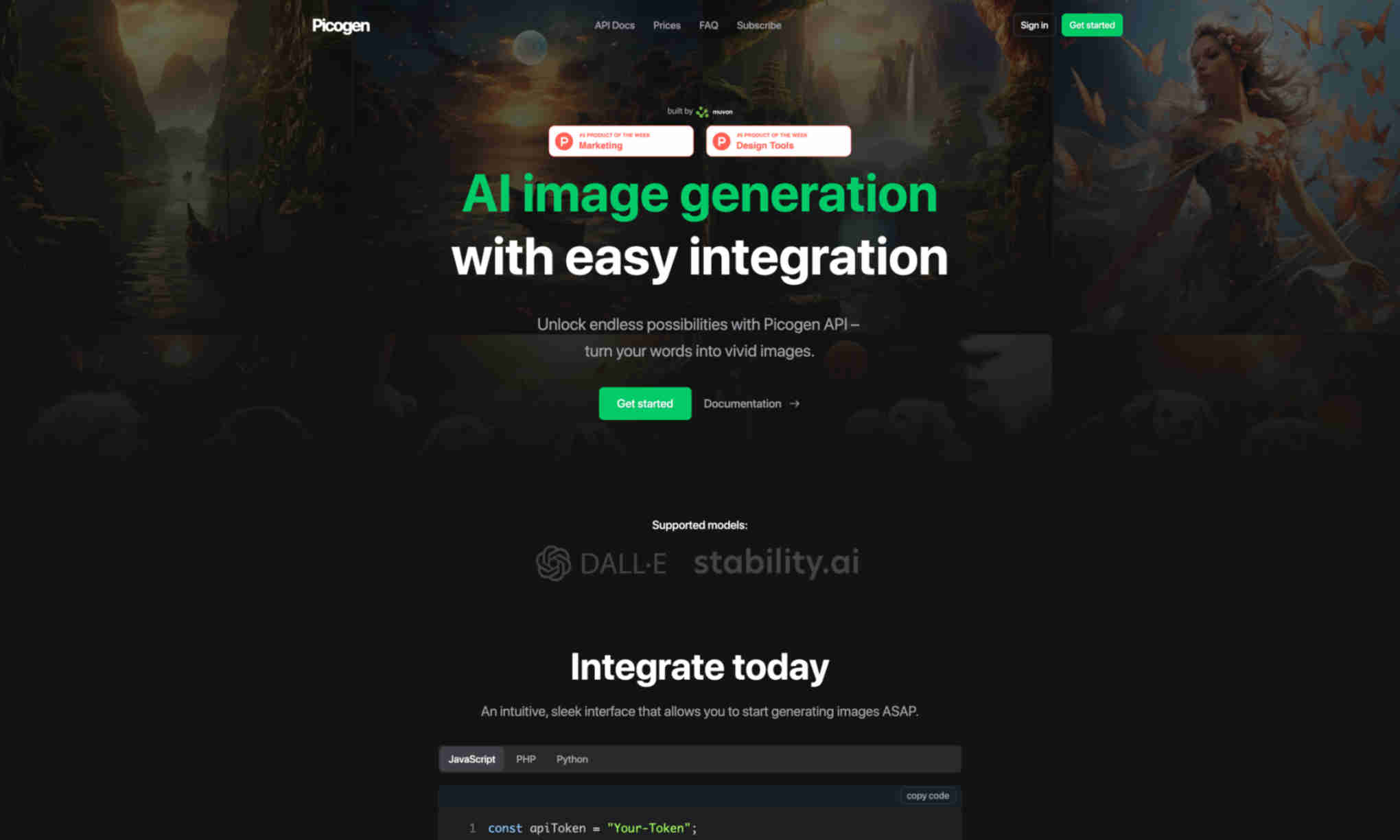 Picogen Homepage