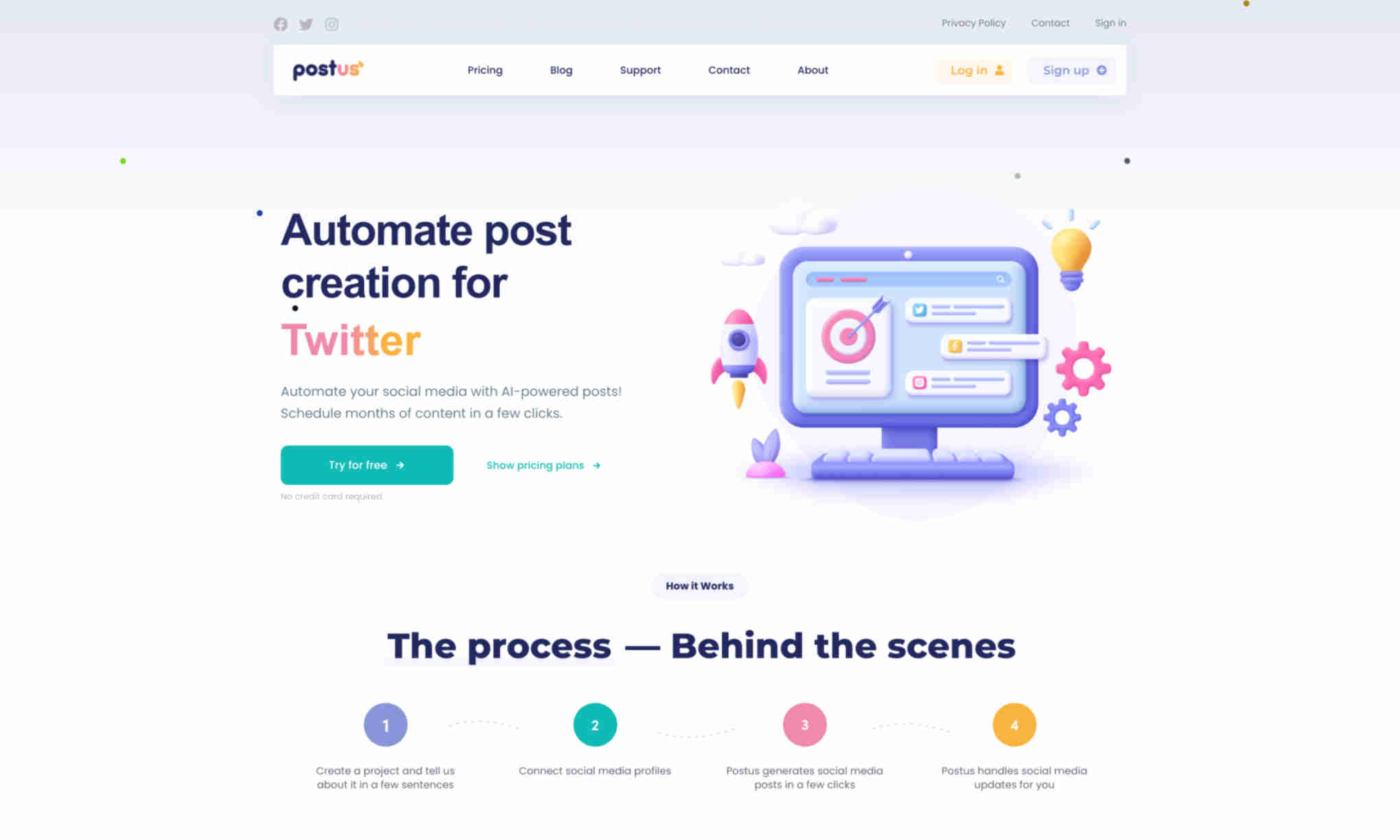 Postus Homepage