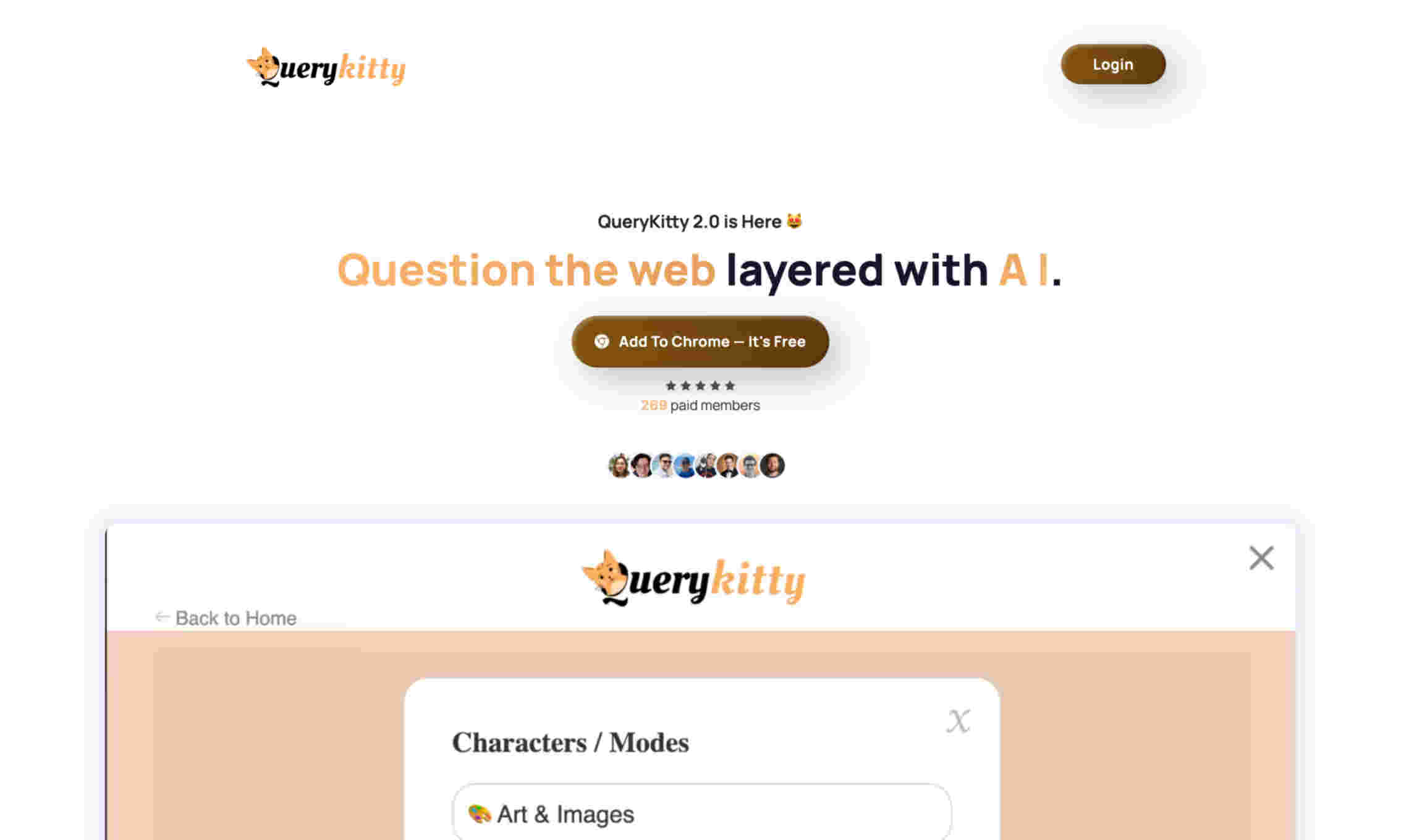 QueryKitty Homepage