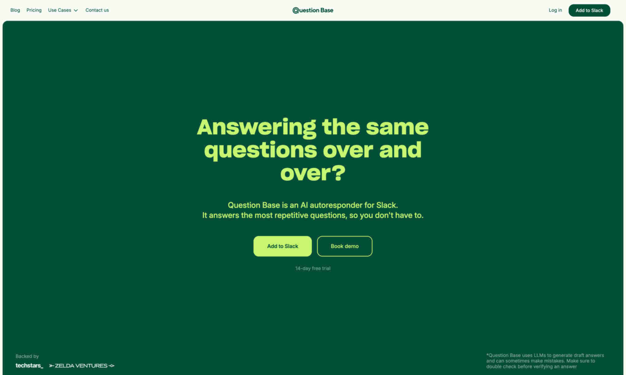 Question Base Homepage