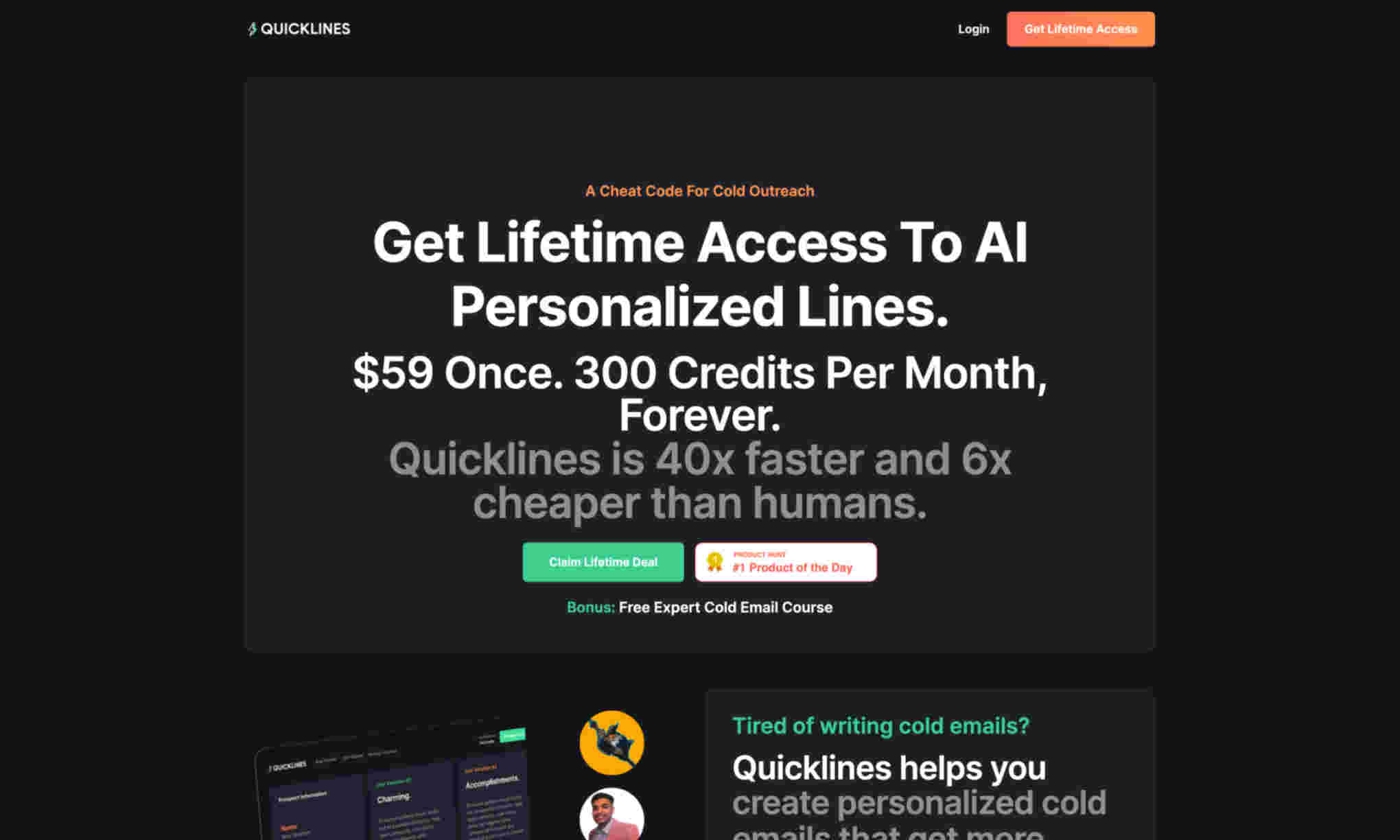 Quicklines Homepage