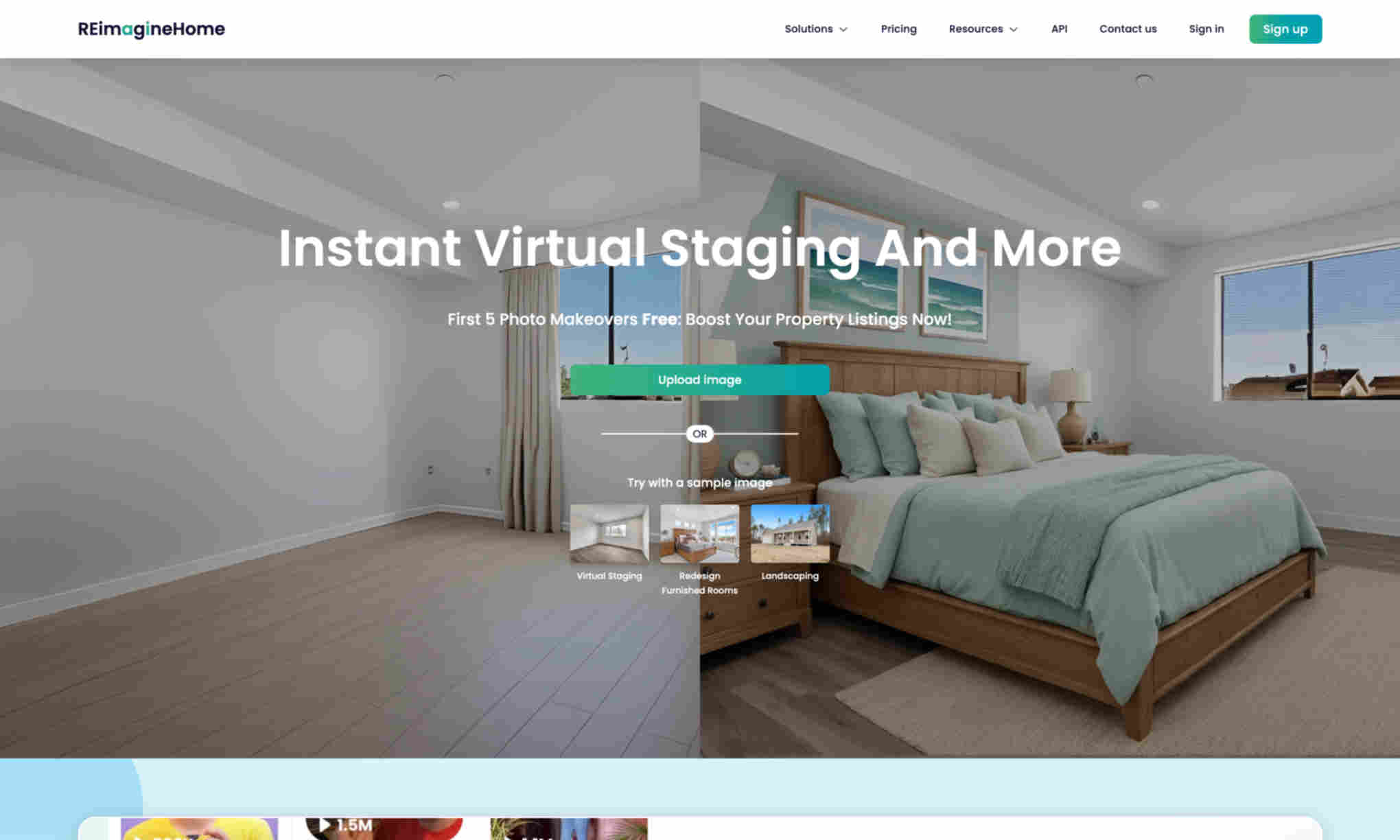 ReimagineHome Homepage