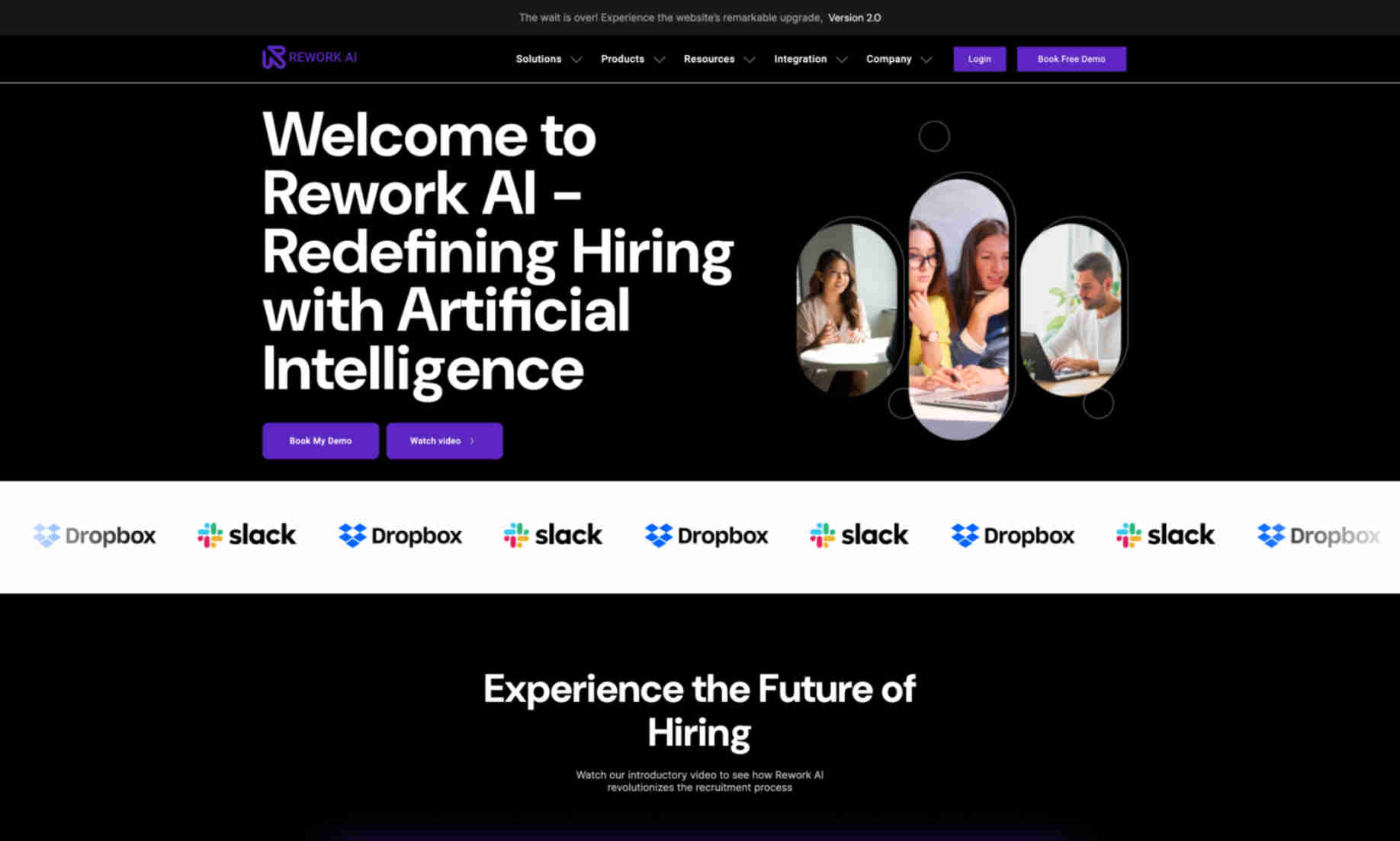 Rework AI Homepage