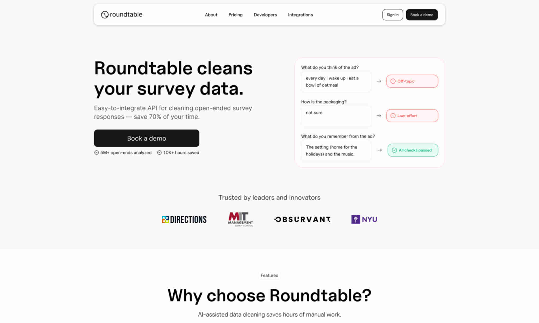 Roundtable Homepage