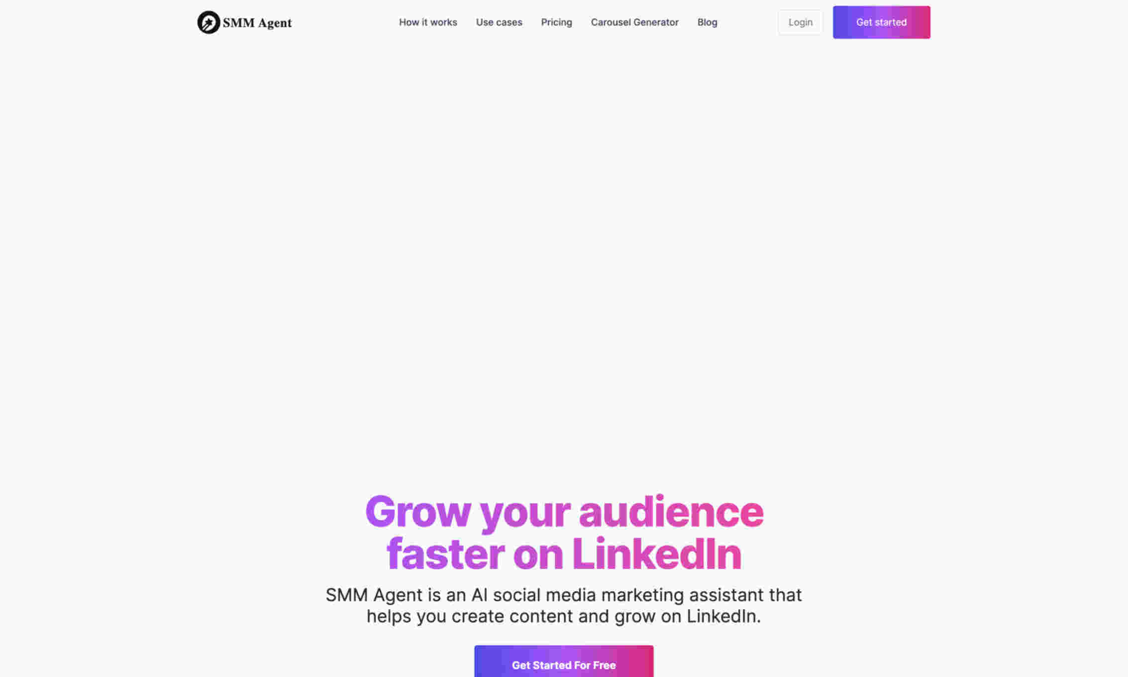 SMM Agent Homepage