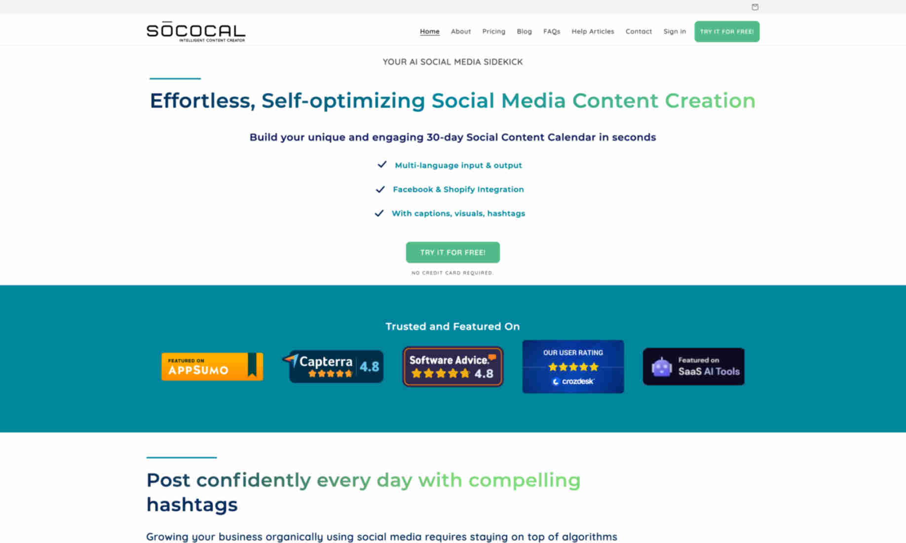 SOCOCAL Homepage