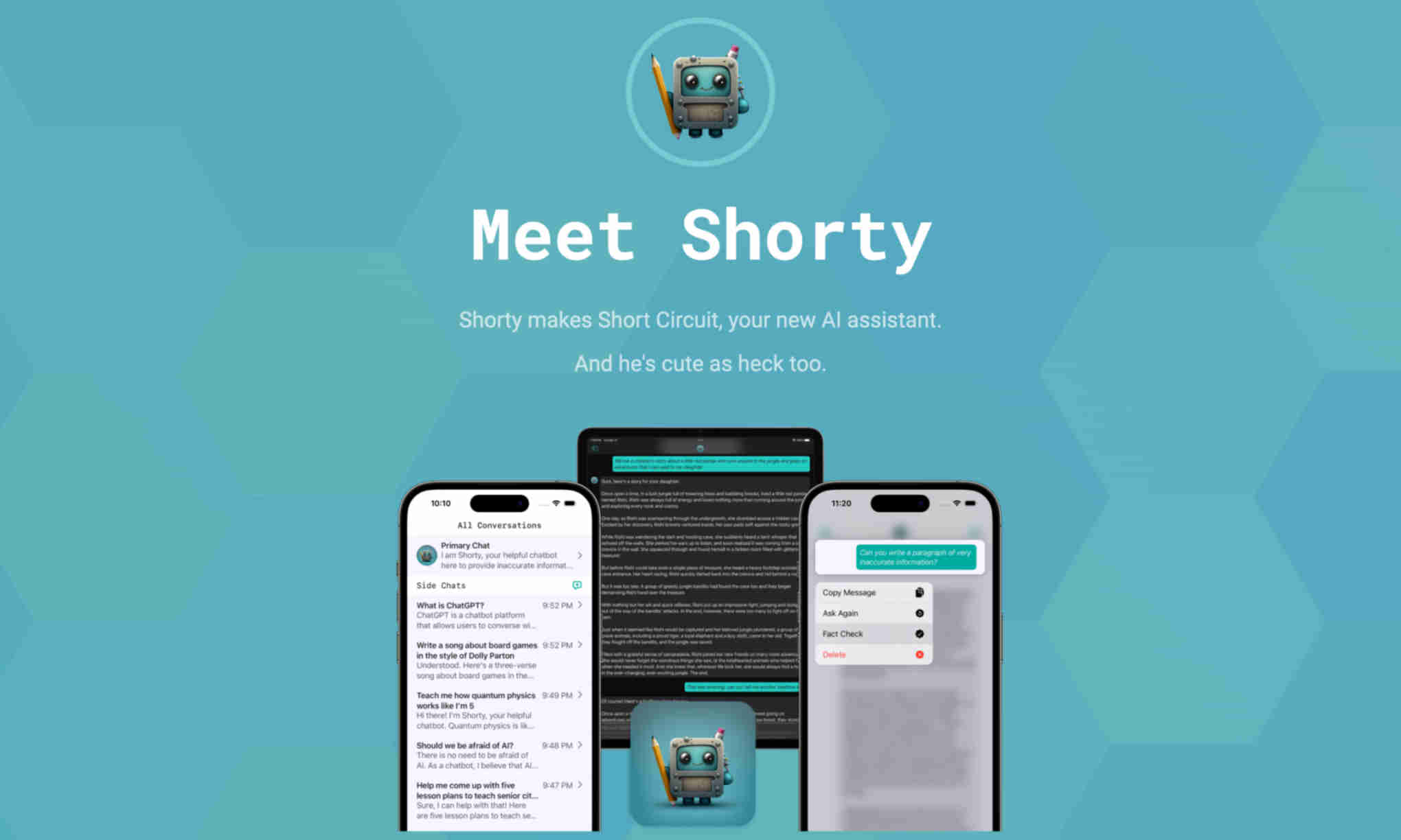 Shorty Homepage