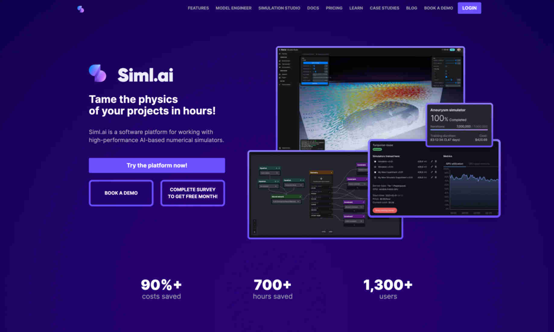 Siml.ai Homepage