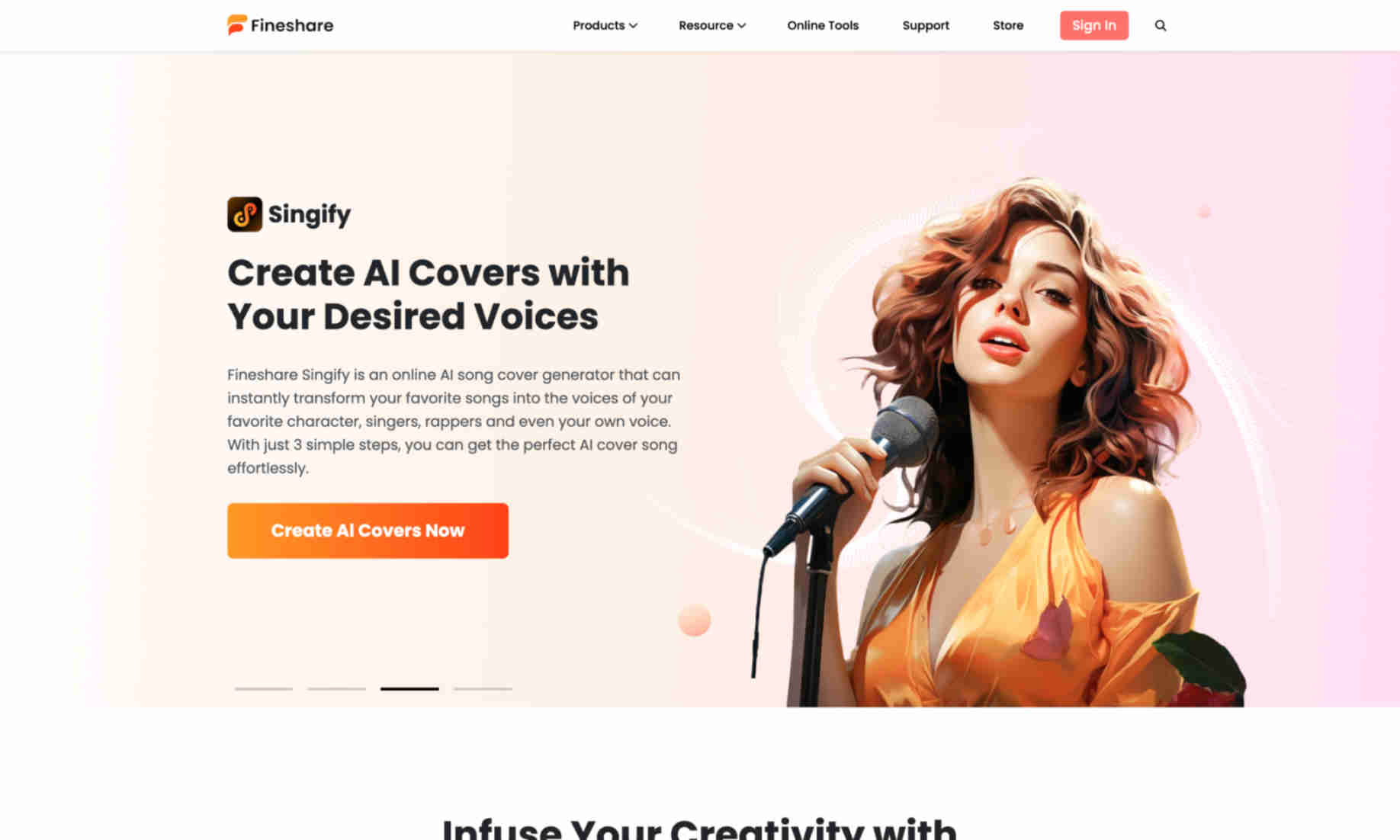 Singify Homepage