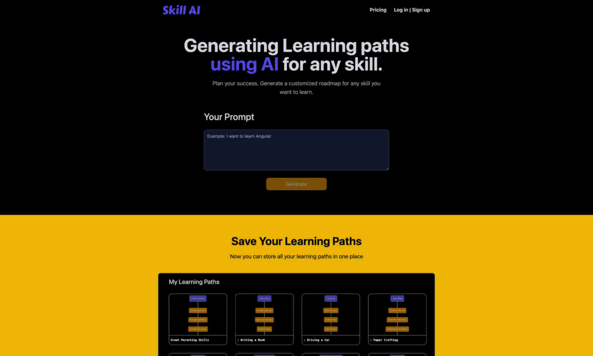 Skill AI Homepage