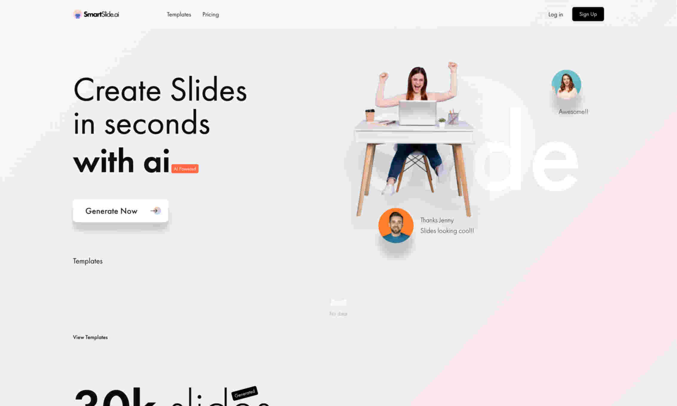 SmartSlide.ai Homepage