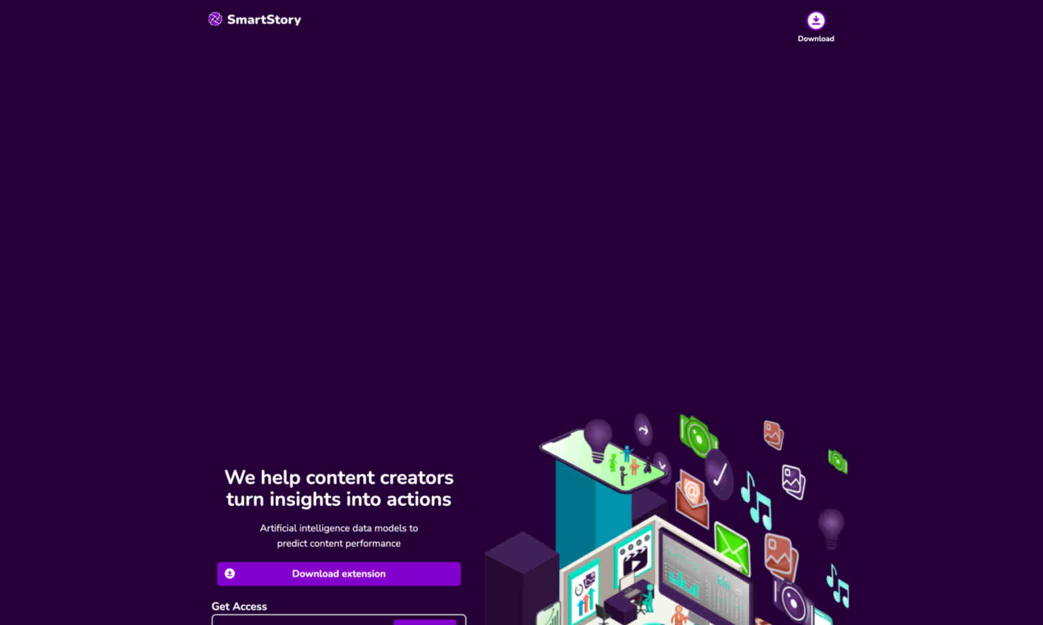 SmartStory Homepage