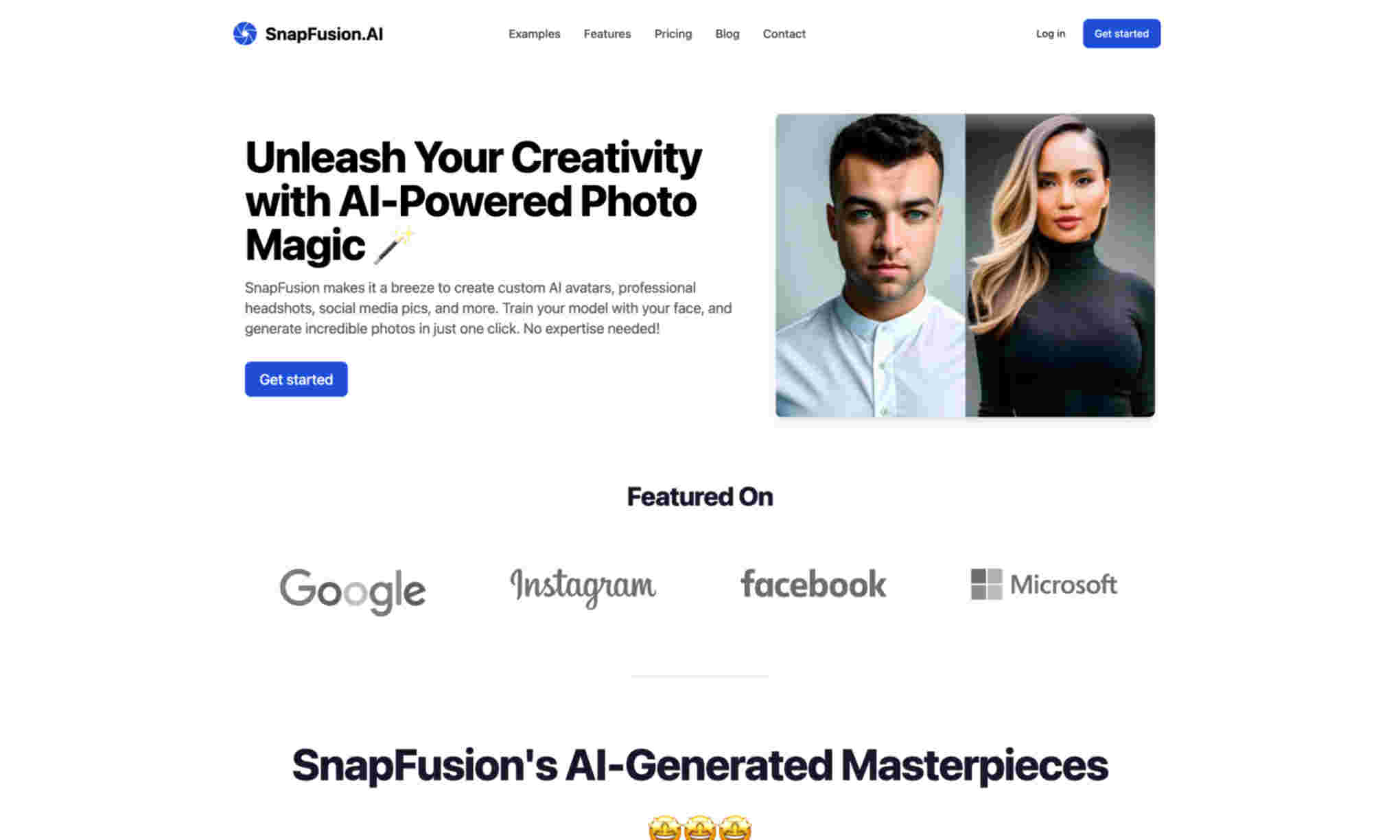 SnapFusion.AI Homepage