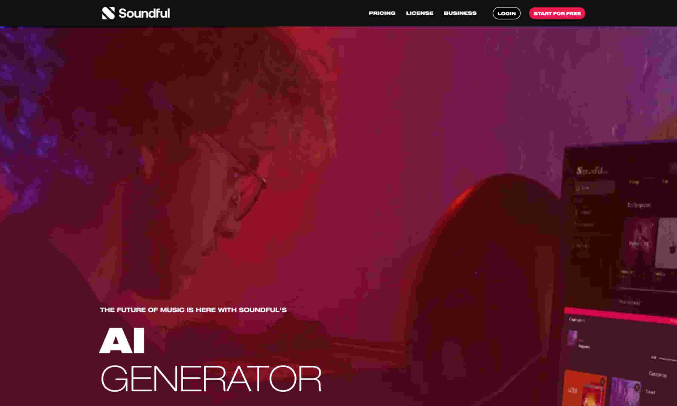 Soundful Homepage