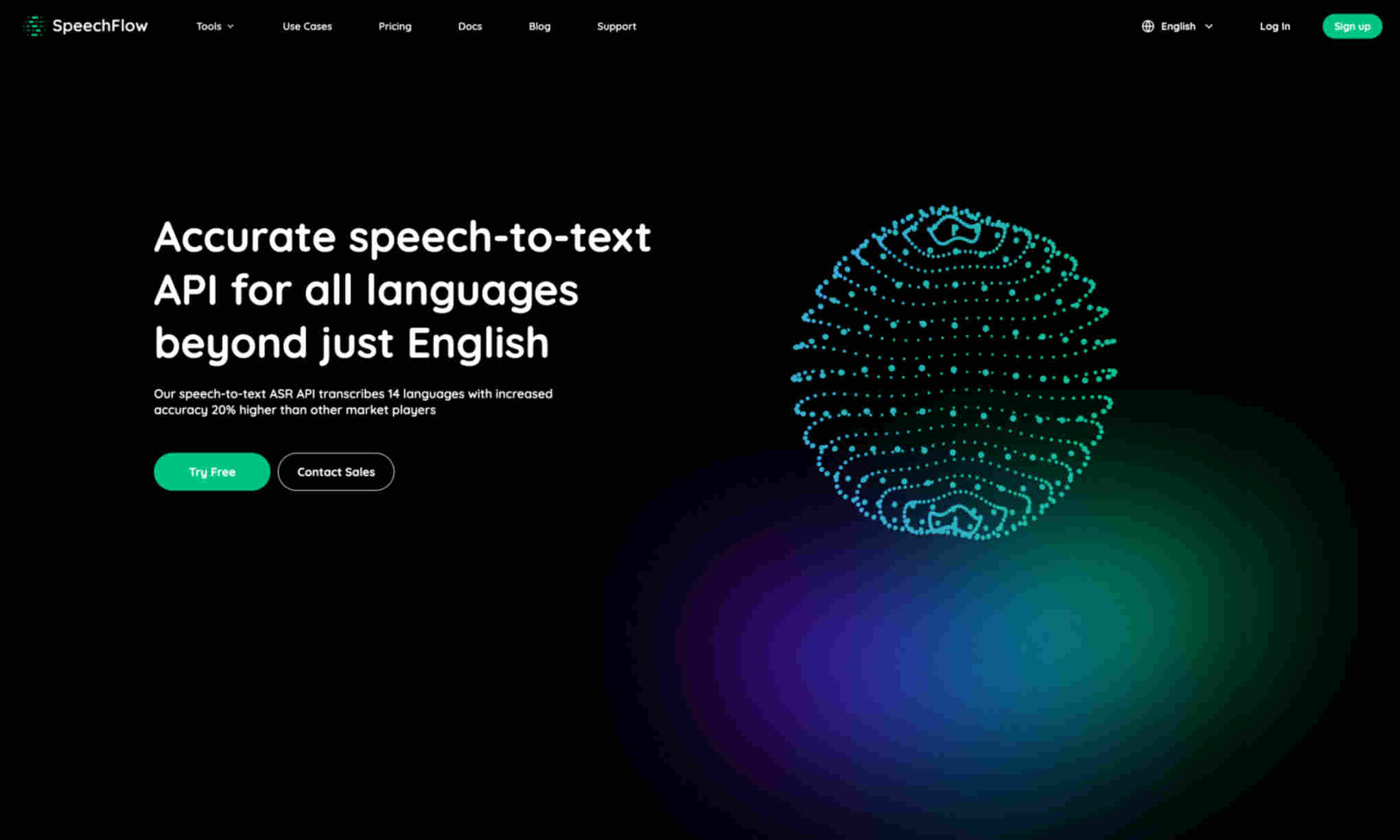 SpeechFlow Homepage