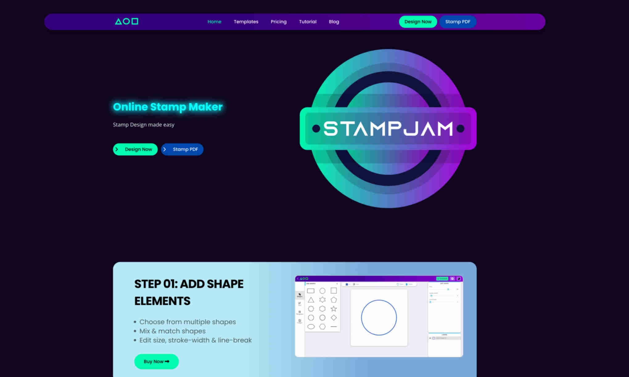 StampJam Homepage