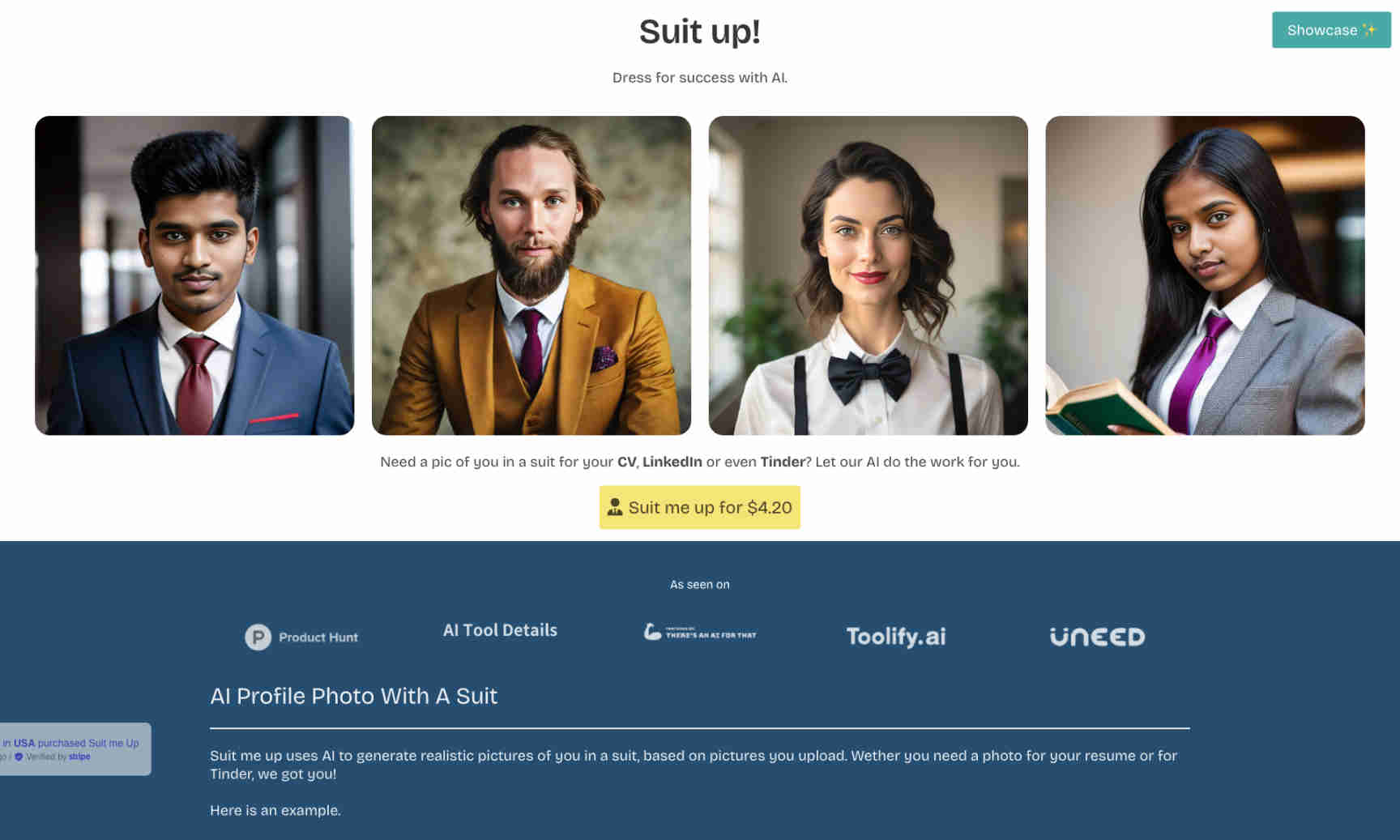 Suit Up! Homepage