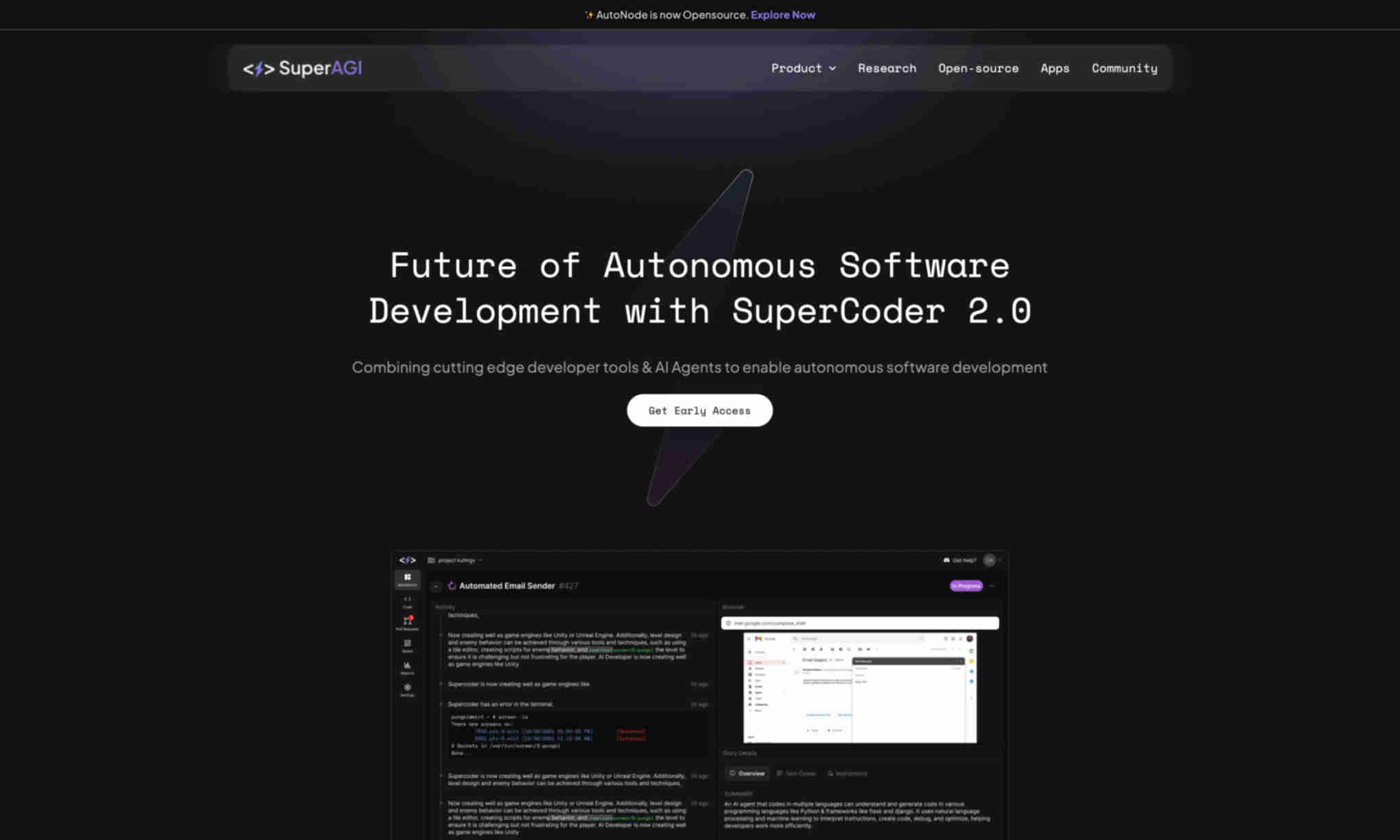 SuperCoder 2.0 Homepage