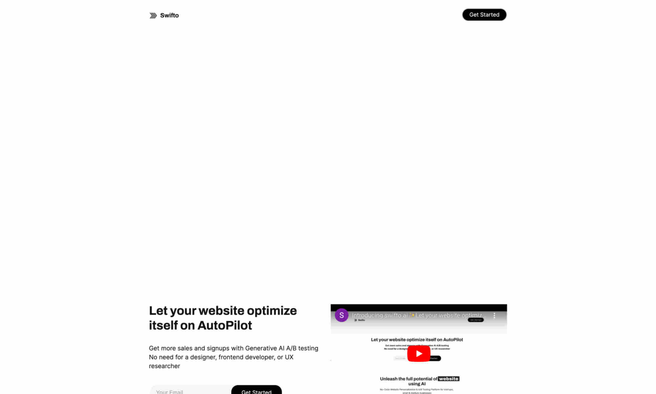 Swiftly Homepage