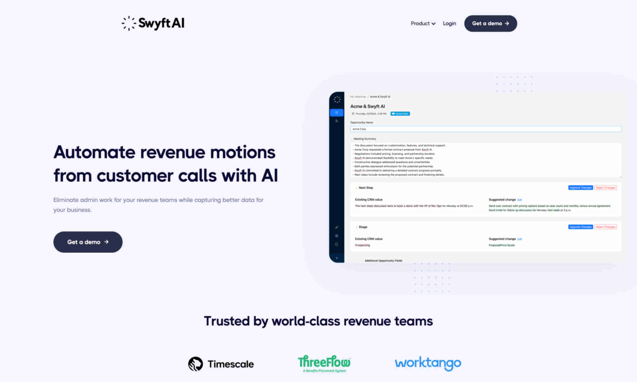 SwyftAI Homepage