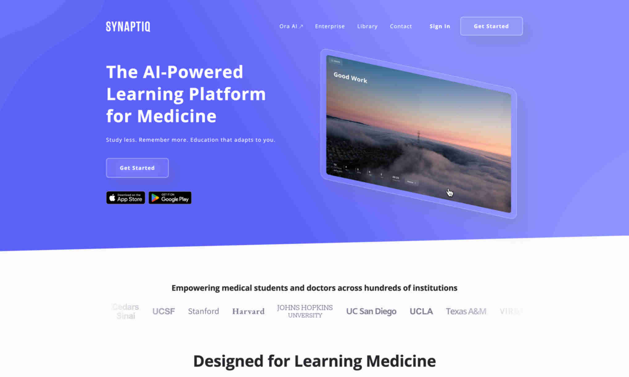 Synaptiq Homepage