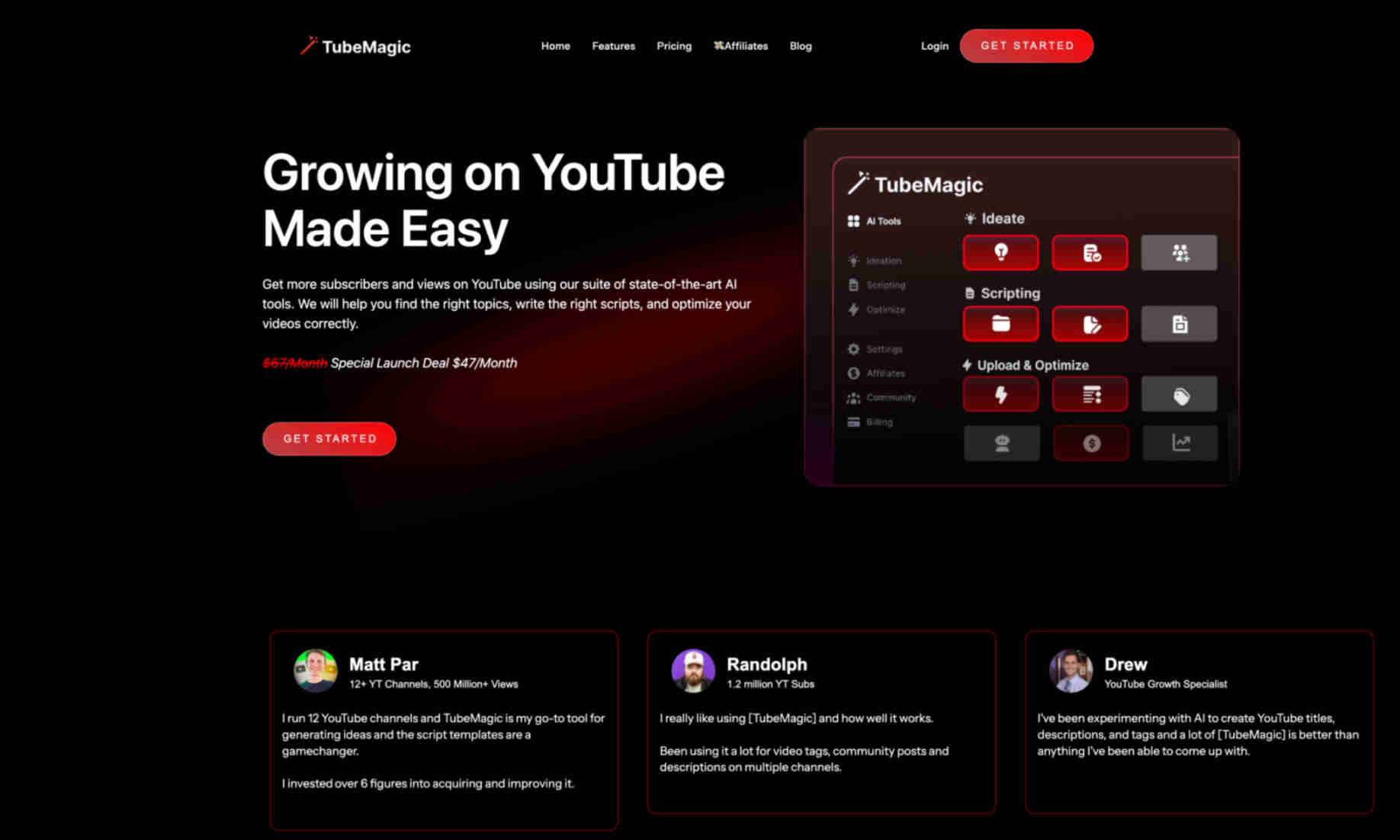 TubeMagic Homepage