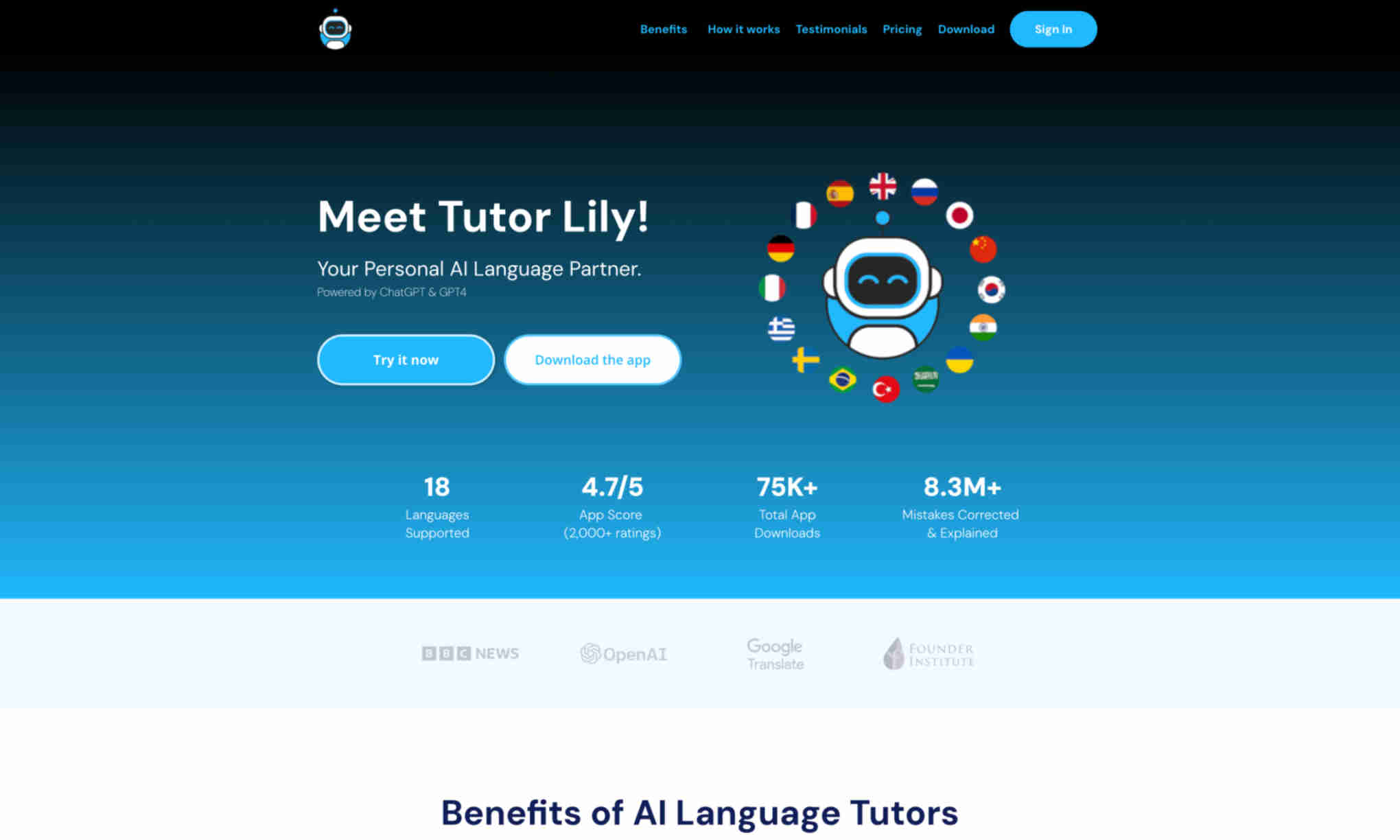 Tutor Lily Homepage