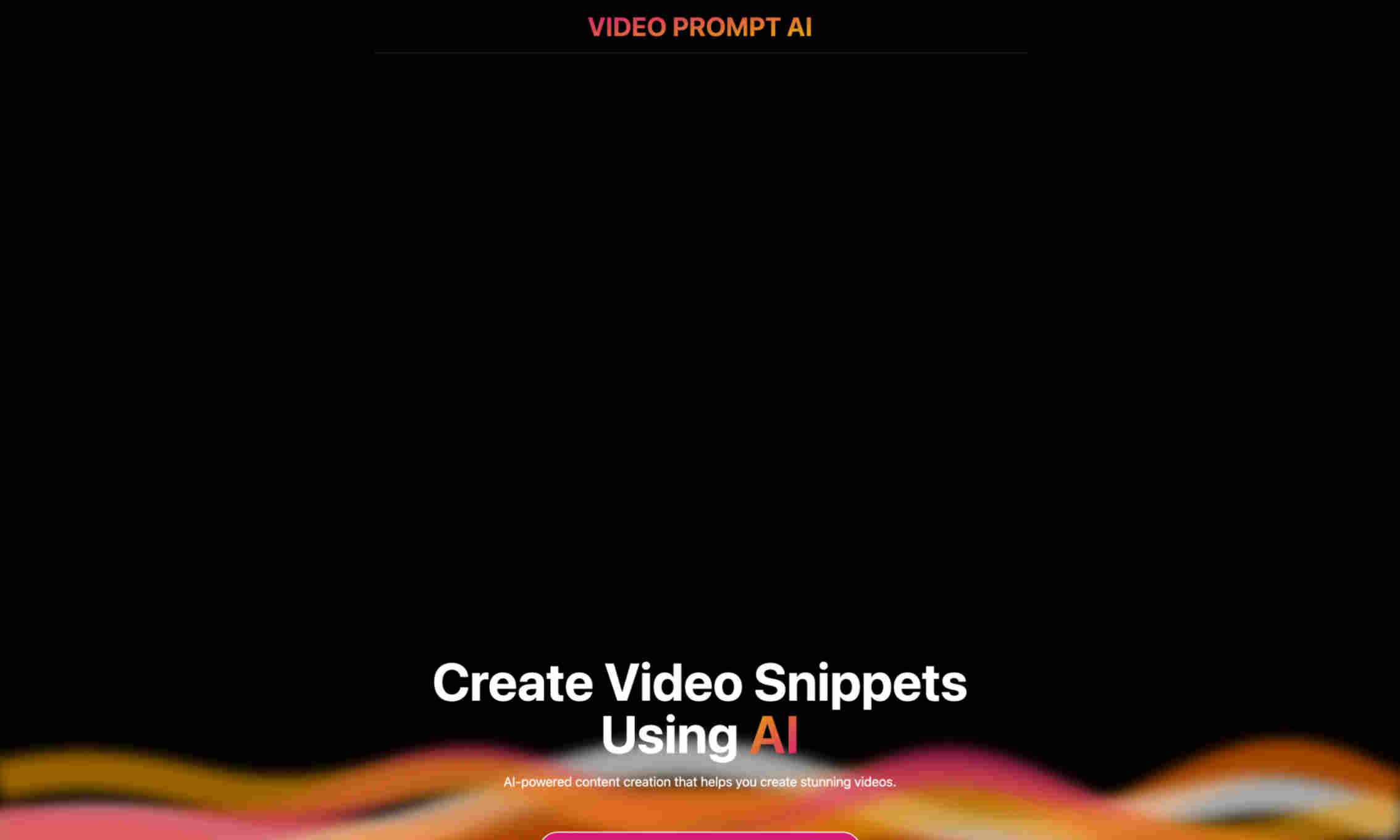 Video Prompt AI Homepage