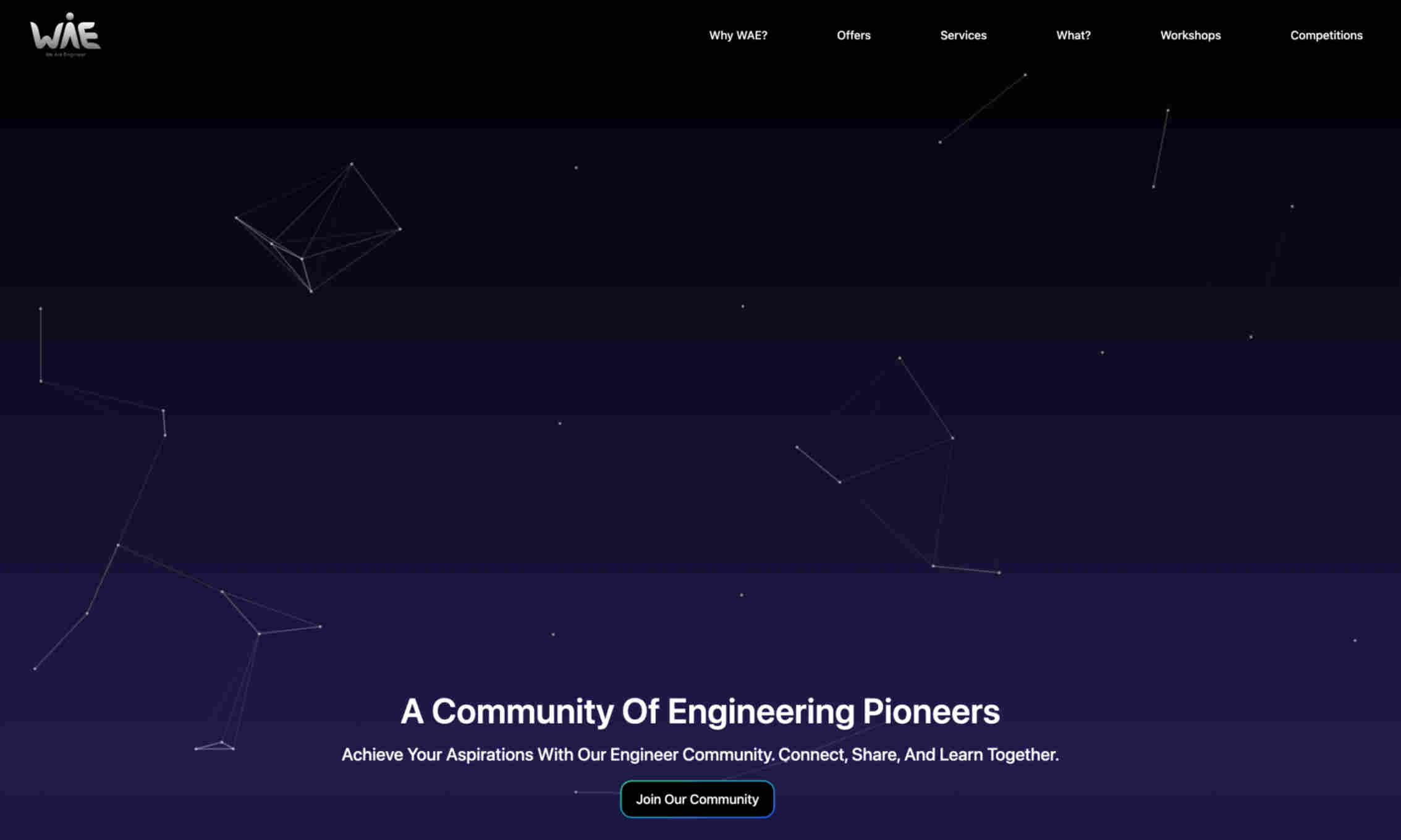 WAE (World of AI Engineers) Homepage