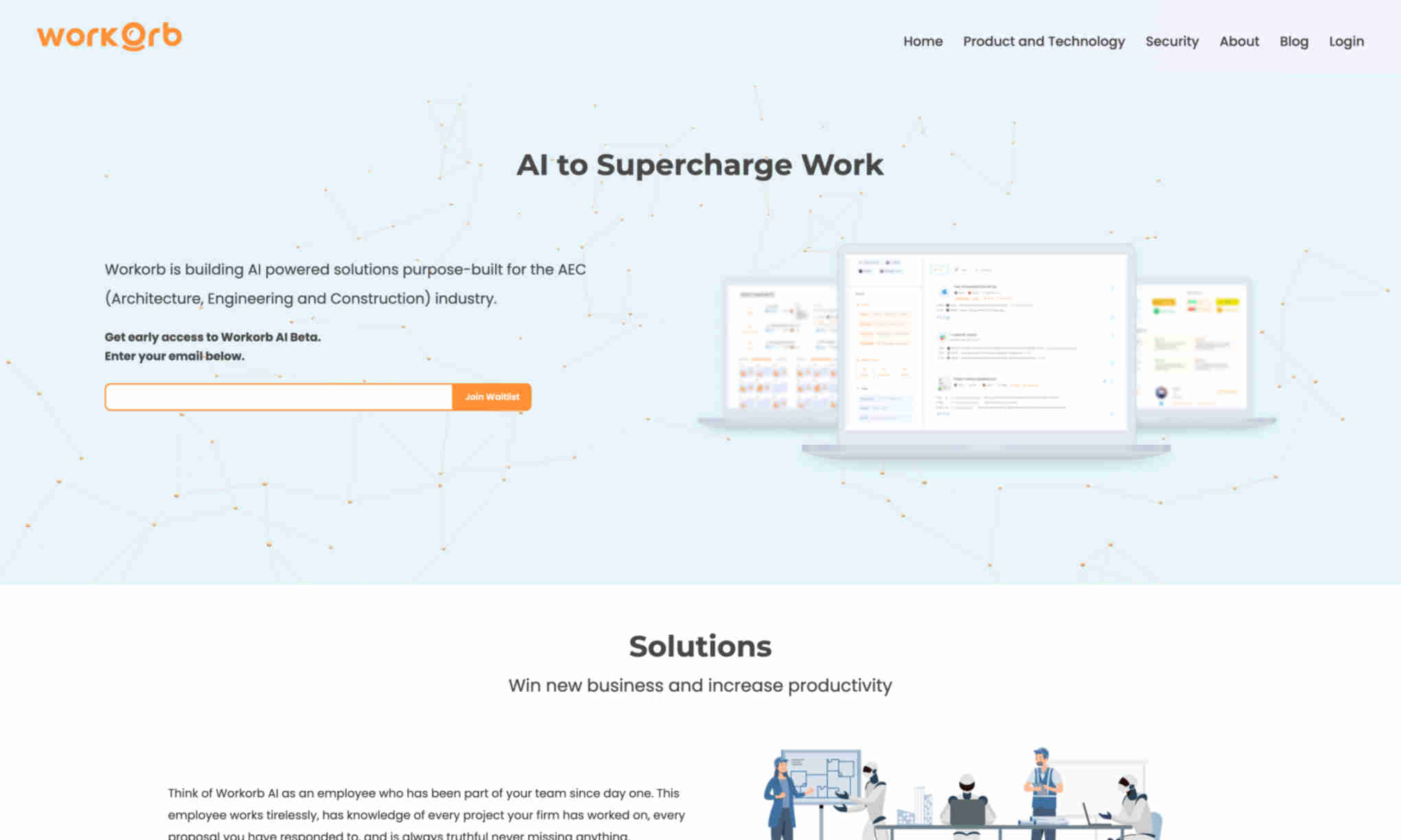 WorkOrb Homepage