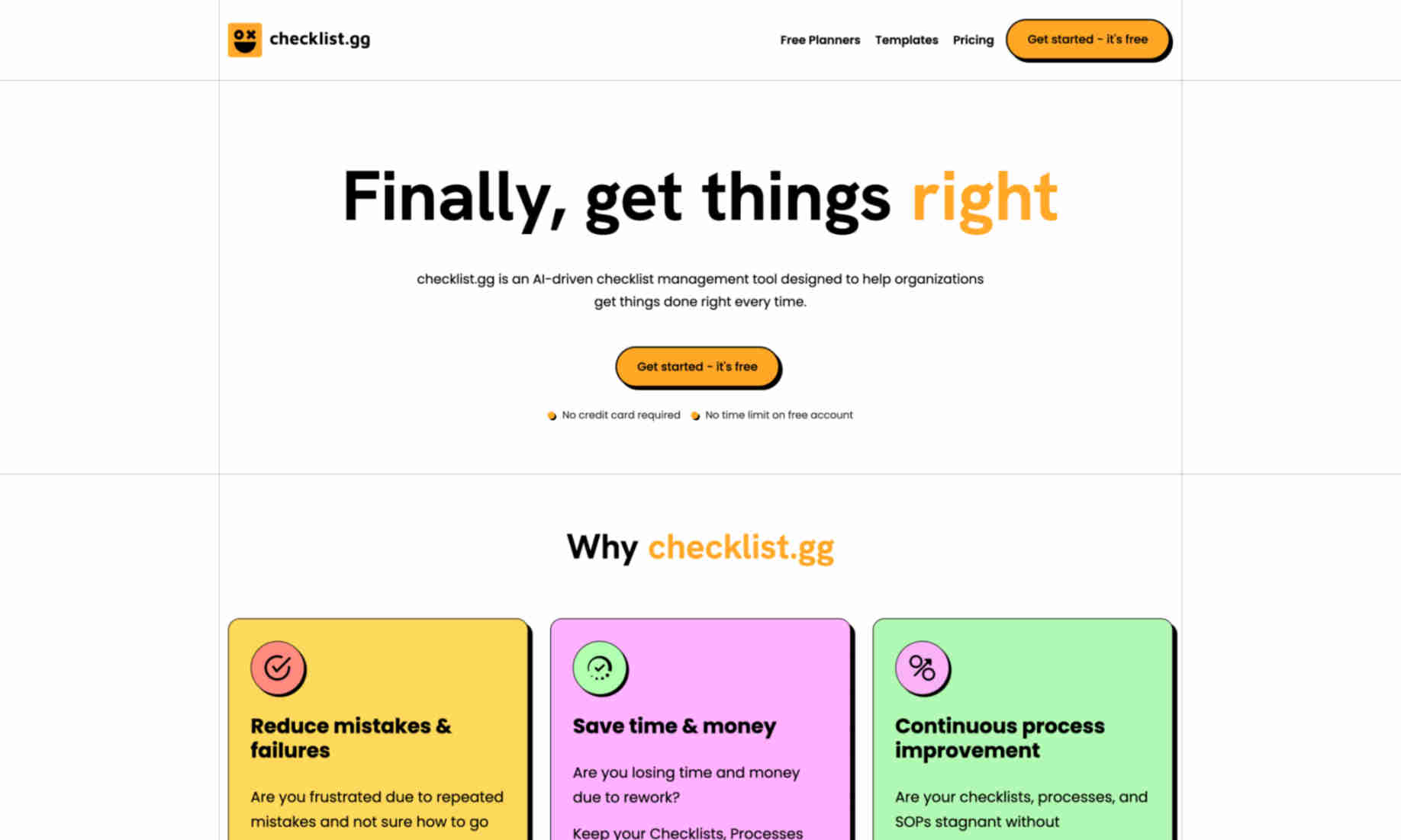 checklist.gg Homepage