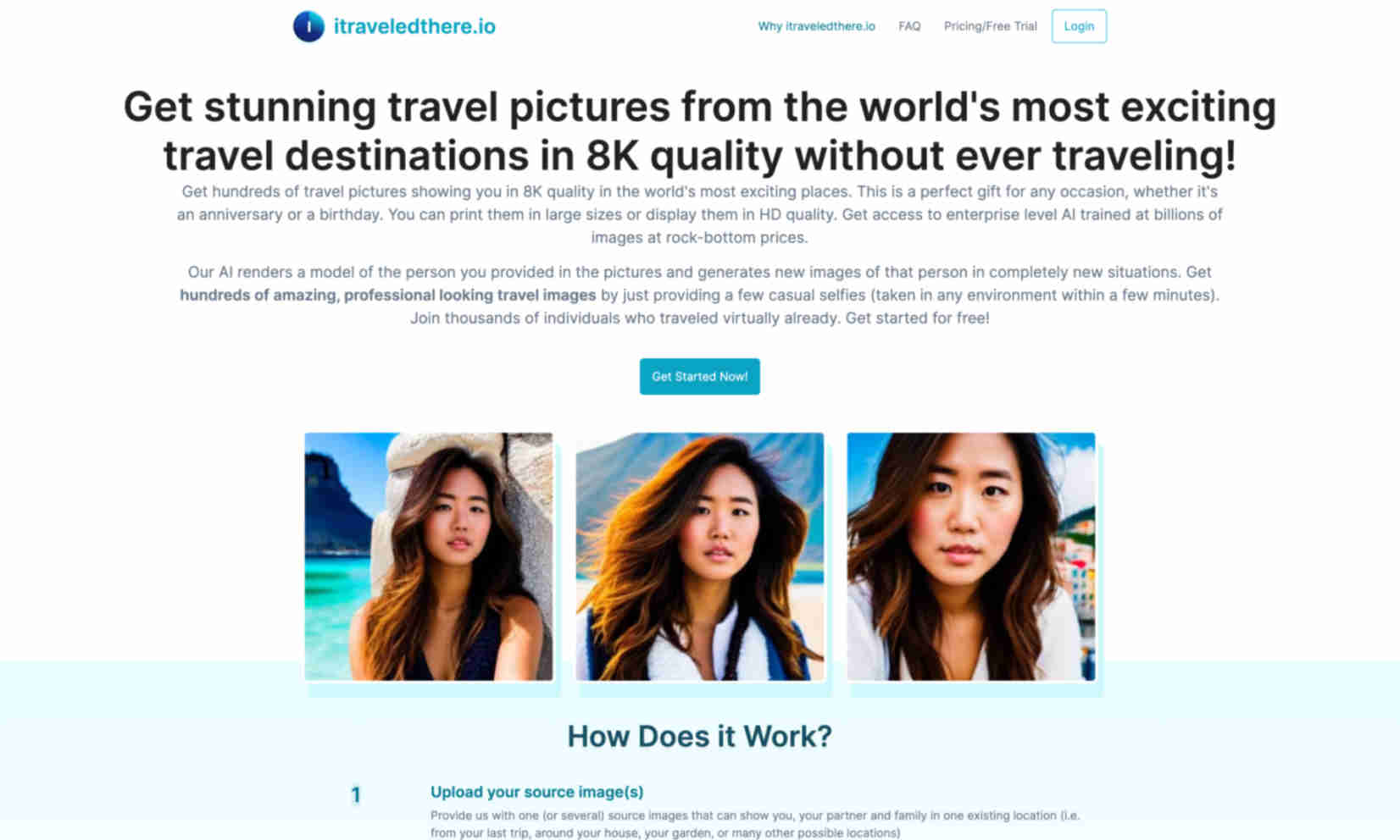 iTraveledThere.io Homepage