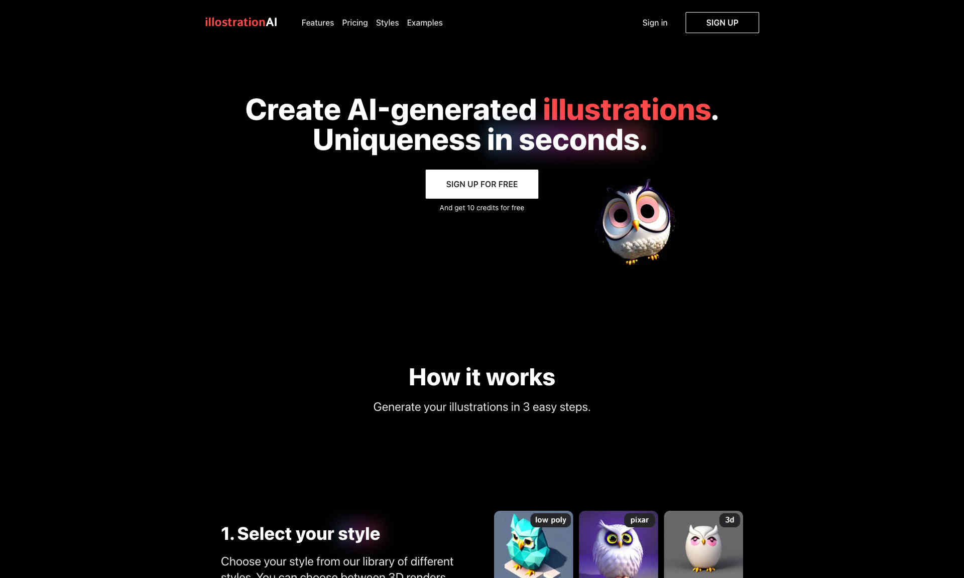 illostrationAI Homepage