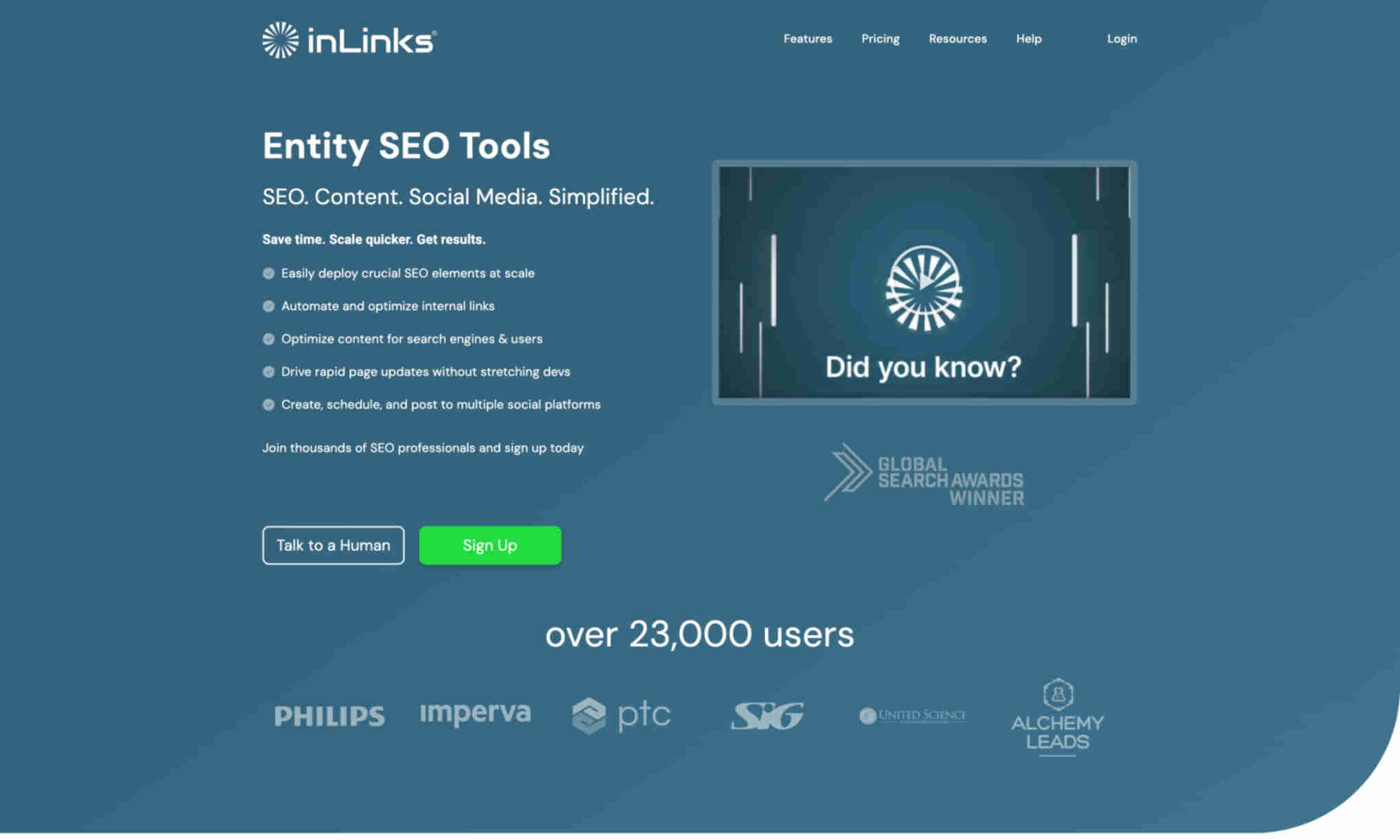 inLinks Homepage