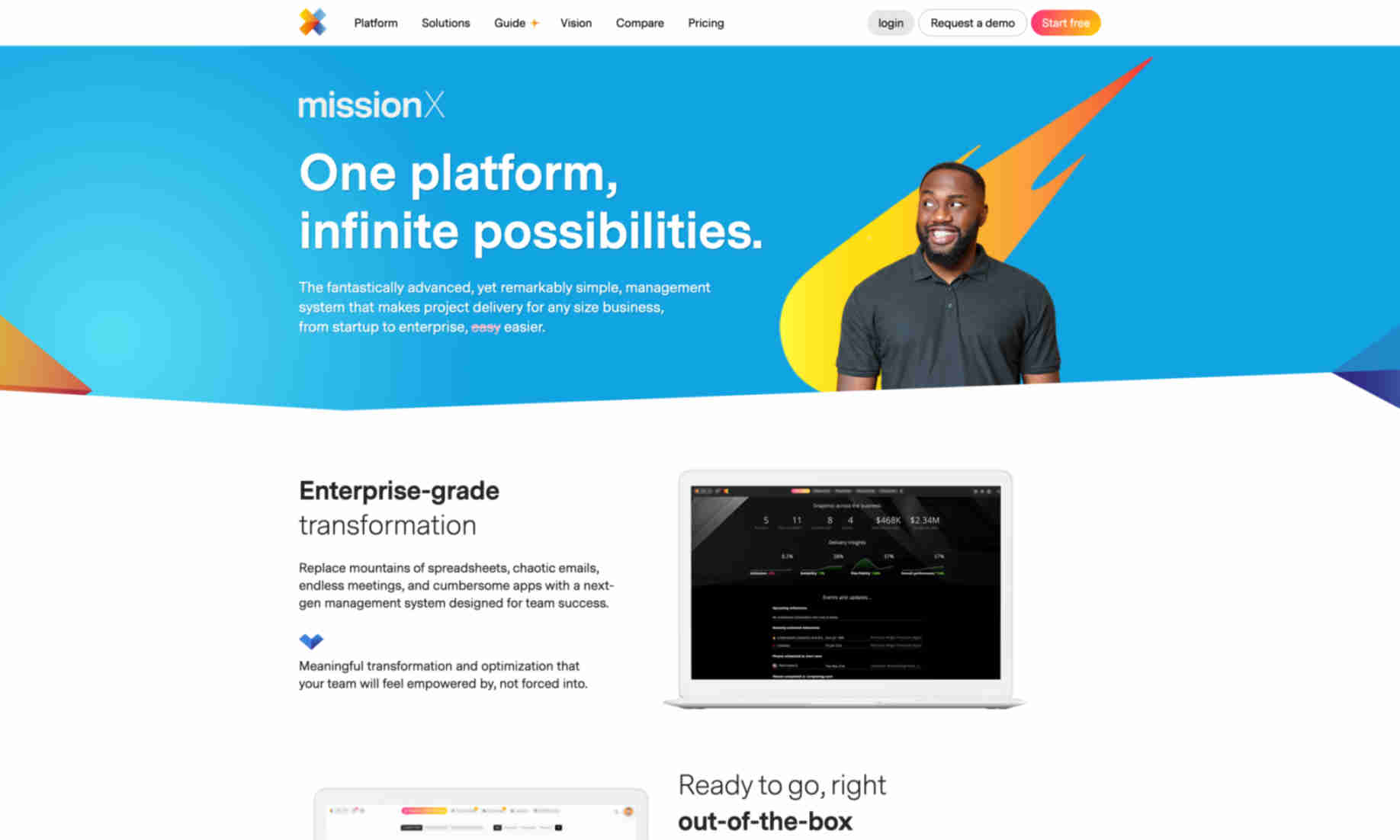 missionX Homepage